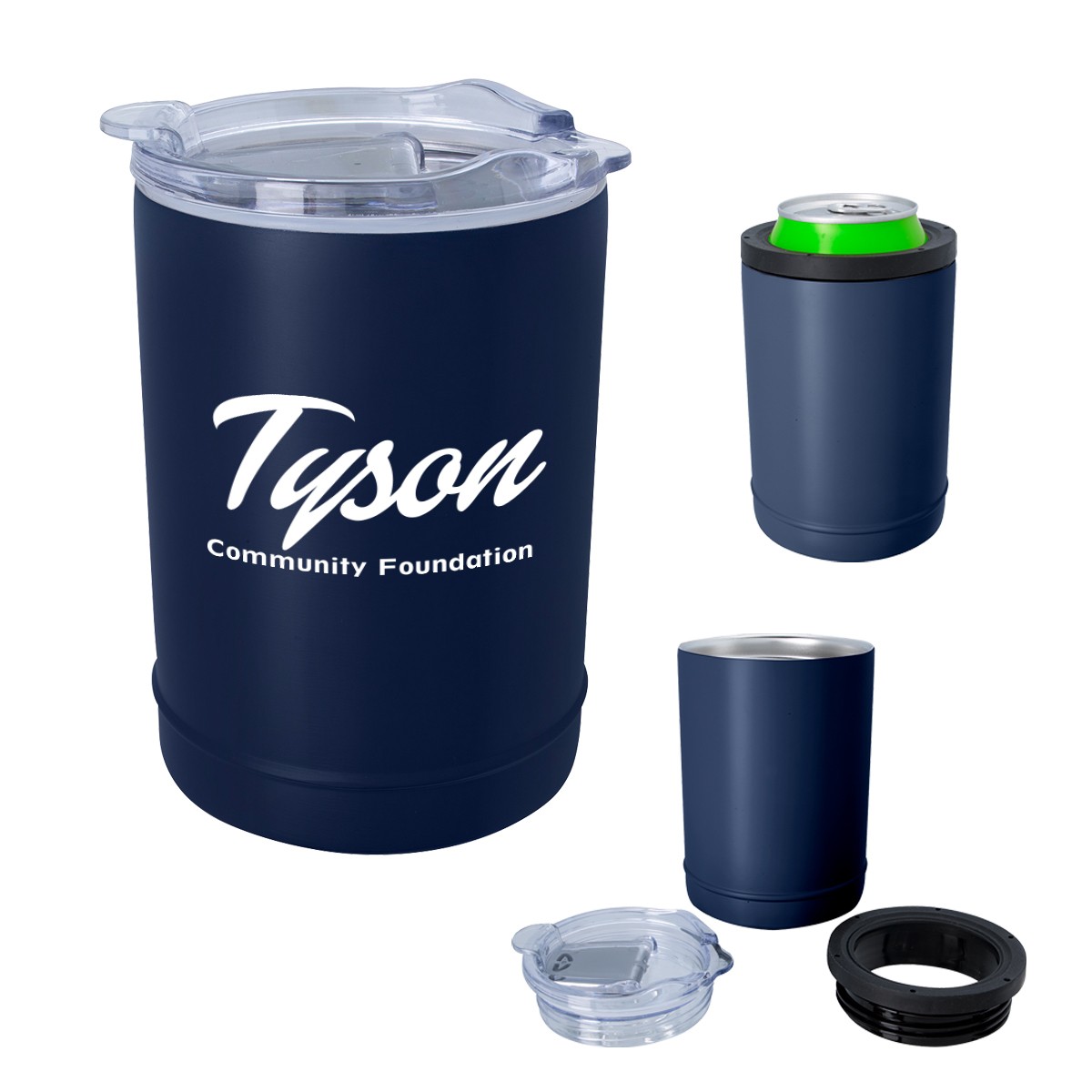 Picture of 2-in-1 Copper Insulated Beverage Holder And Tumbler
