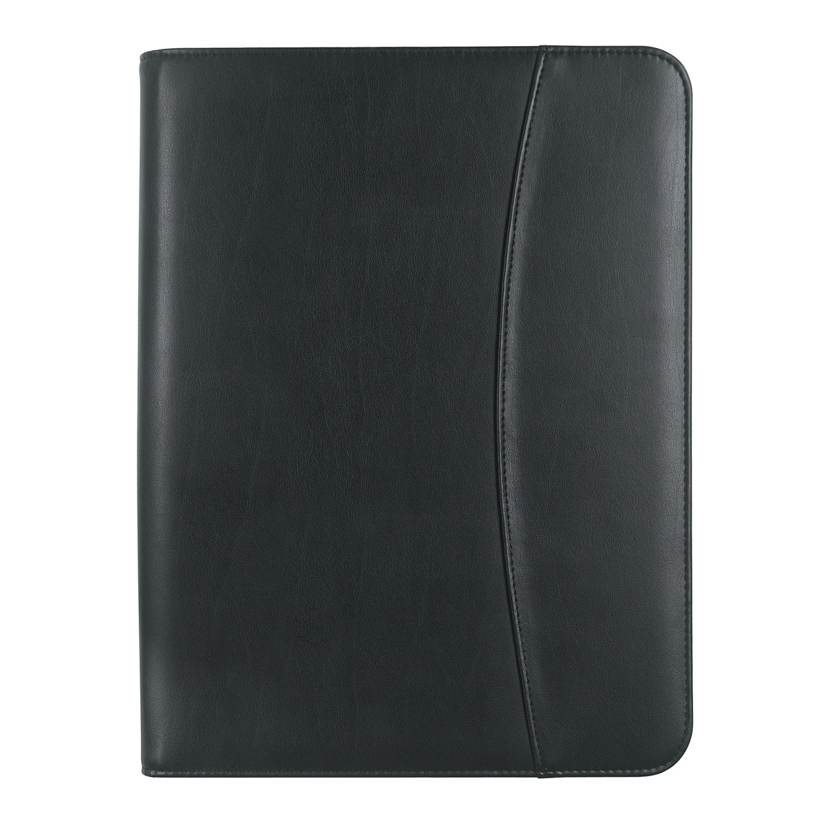 Picture of Leather Look 8 ½" X 11" Zippered Portfolio With Calculator