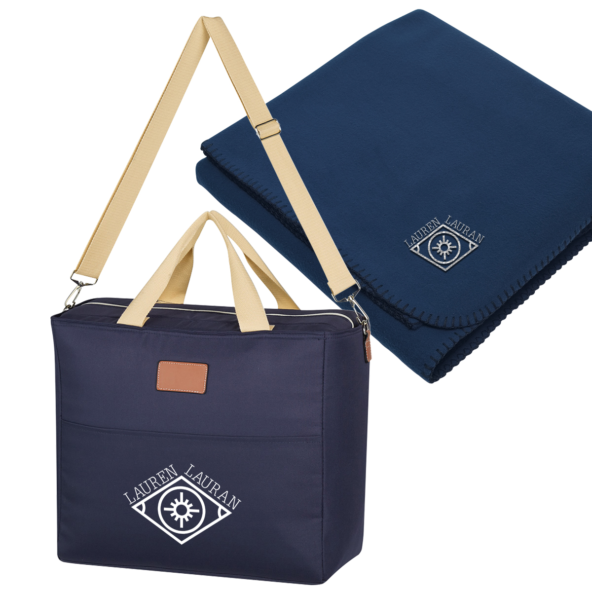 Picture of Hefty Cooler Bag With Fleece Blanket
