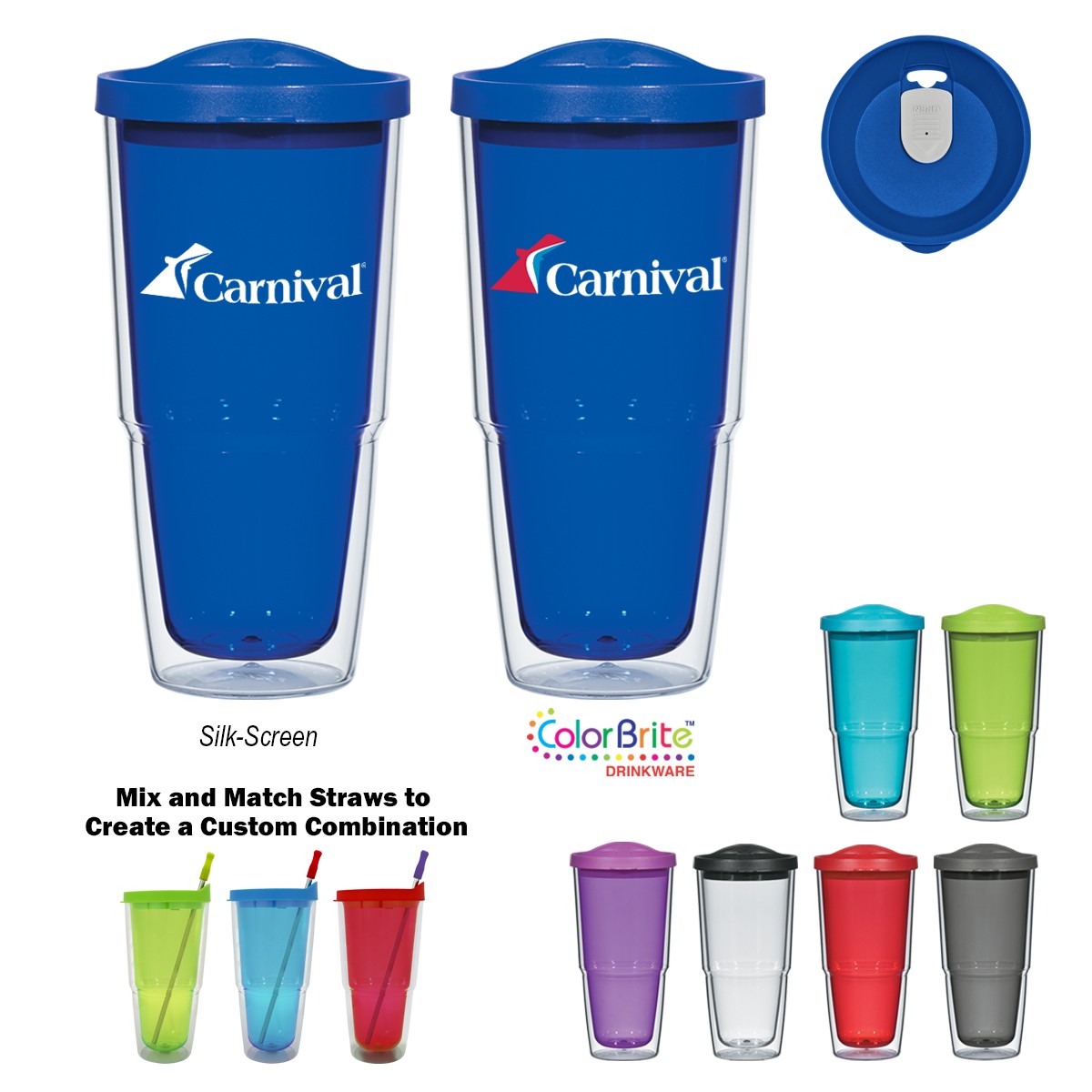 Picture of 24 Oz. Biggie Tumbler With Lid