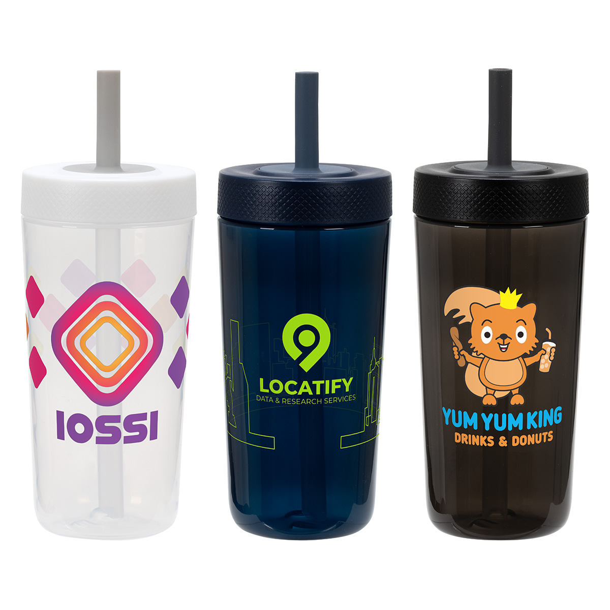 Picture of Havana 22 oz Recycled Polypropylene Tumbler with Silicone Straw