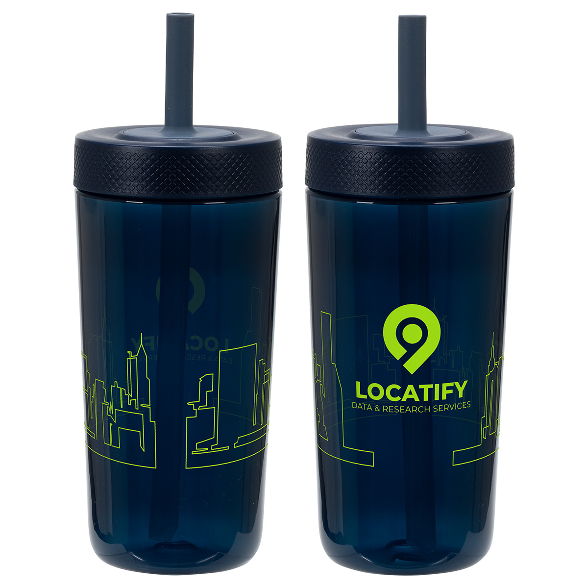 Picture of Havana 22 oz Recycled Polypropylene Tumbler with Silicone Straw