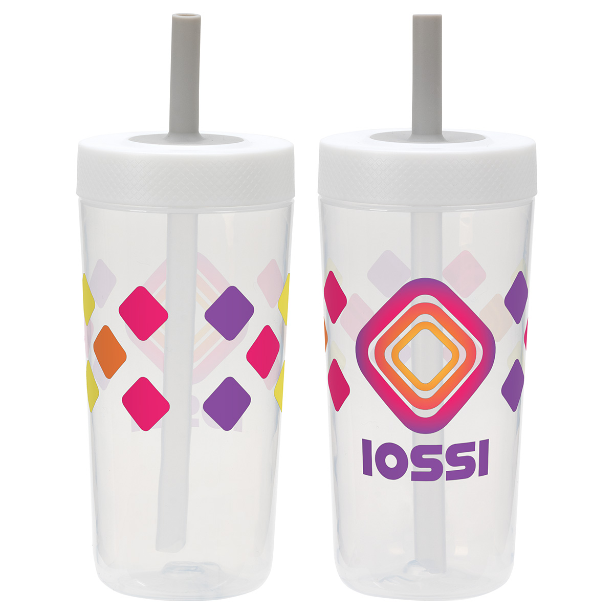 Picture of Havana 22 oz Recycled Polypropylene Tumbler with Silicone Straw