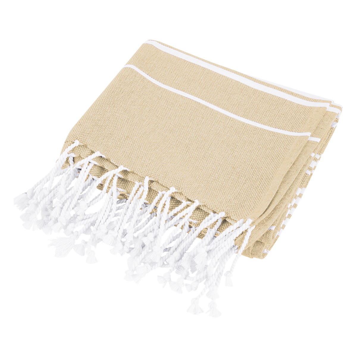 Picture of Recycled Beach Blanket With Tassel Fringe