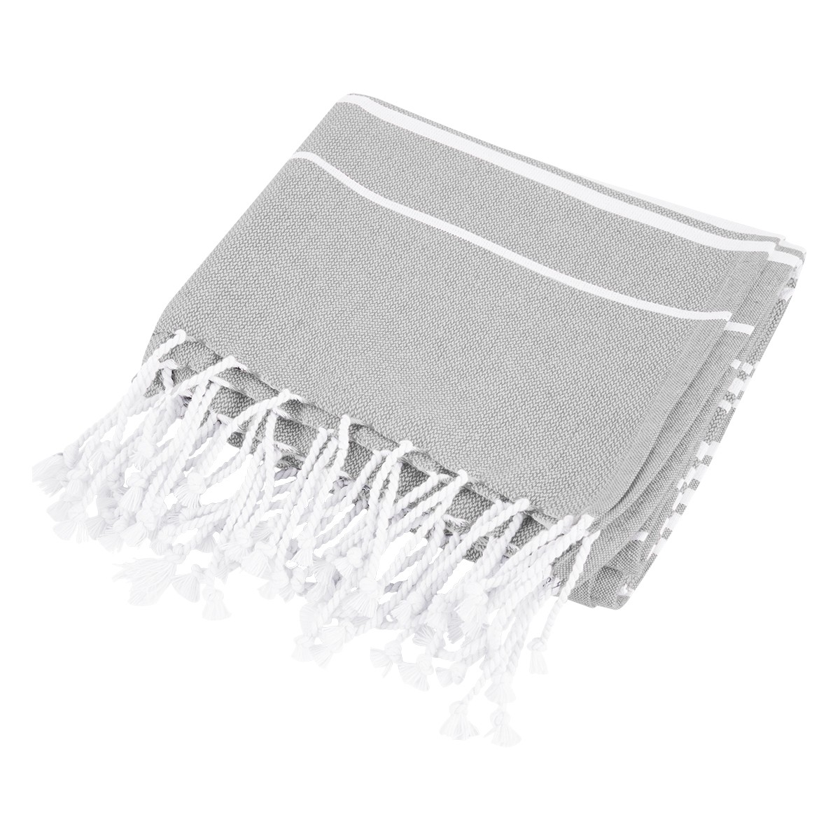 Picture of Recycled Beach Blanket With Tassel Fringe