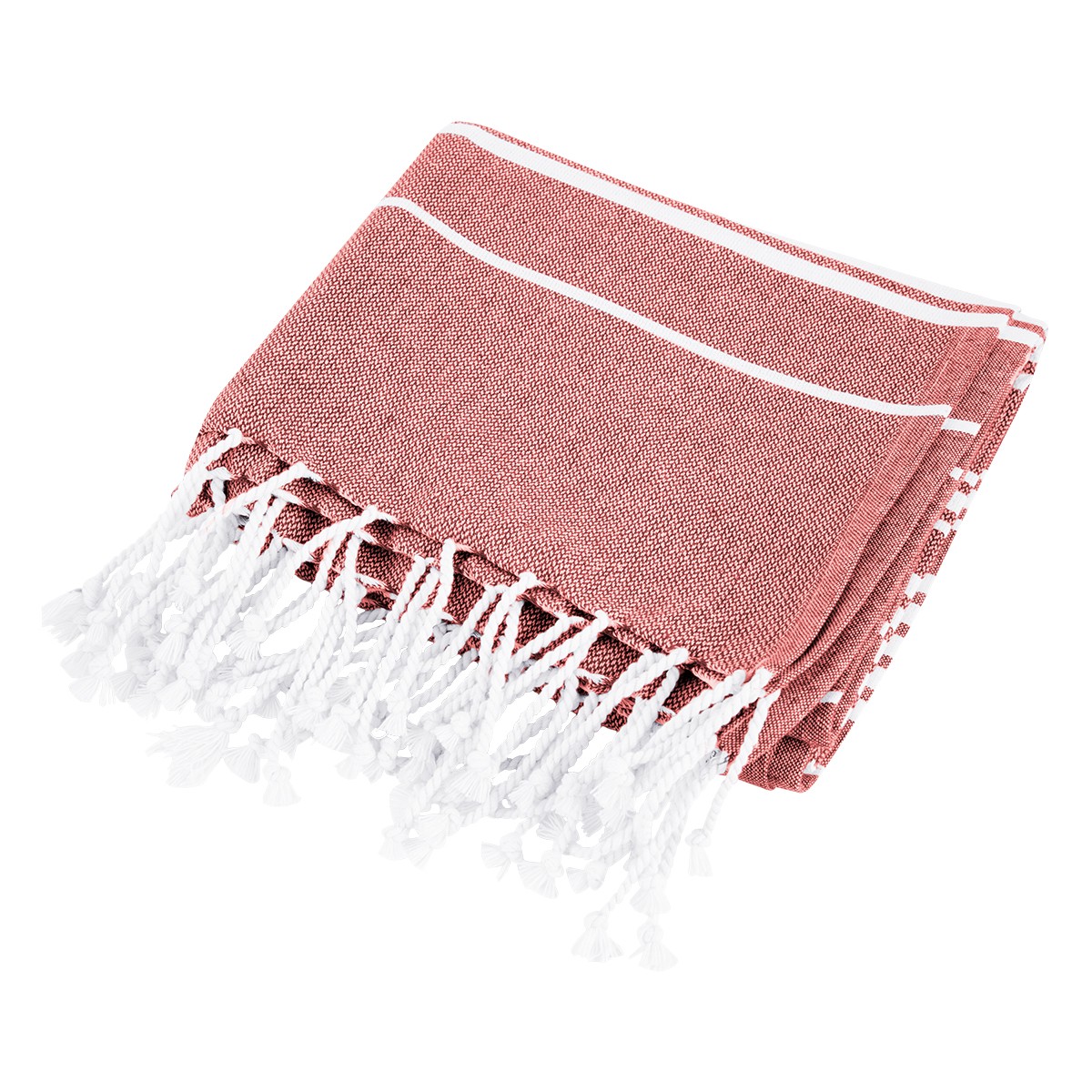 Picture of Recycled Beach Blanket With Tassel Fringe