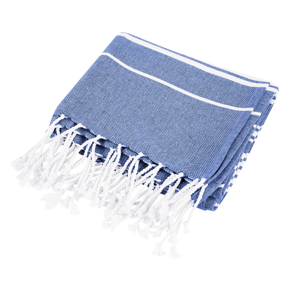 Picture of Recycled Beach Blanket With Tassel Fringe