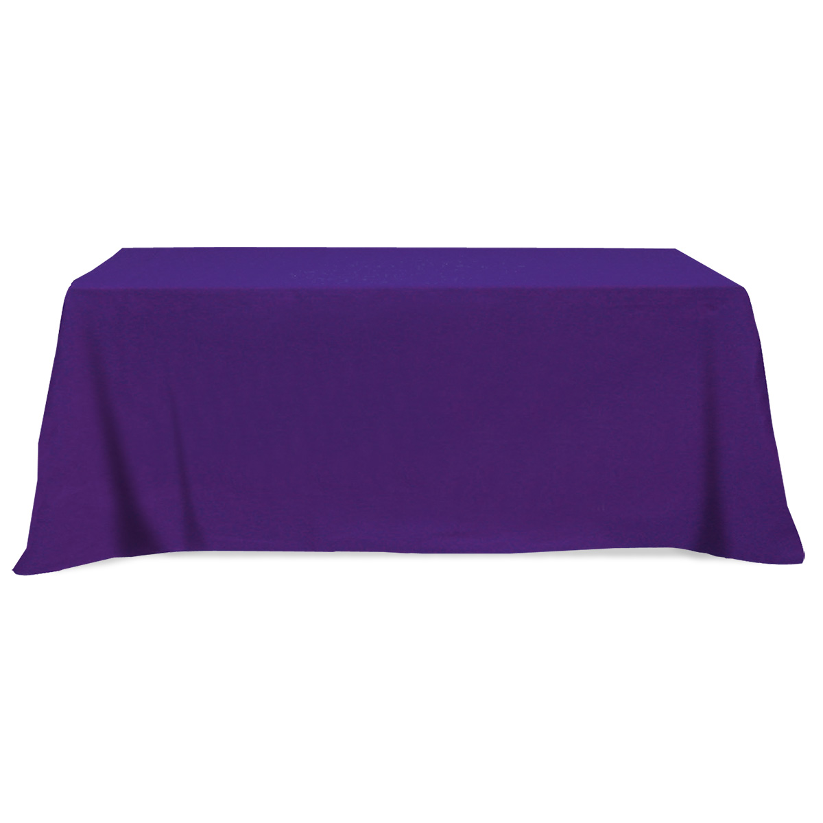 Picture of Flat Poly/cotton 4-sided Table Cover - Fits 8' Standard Table