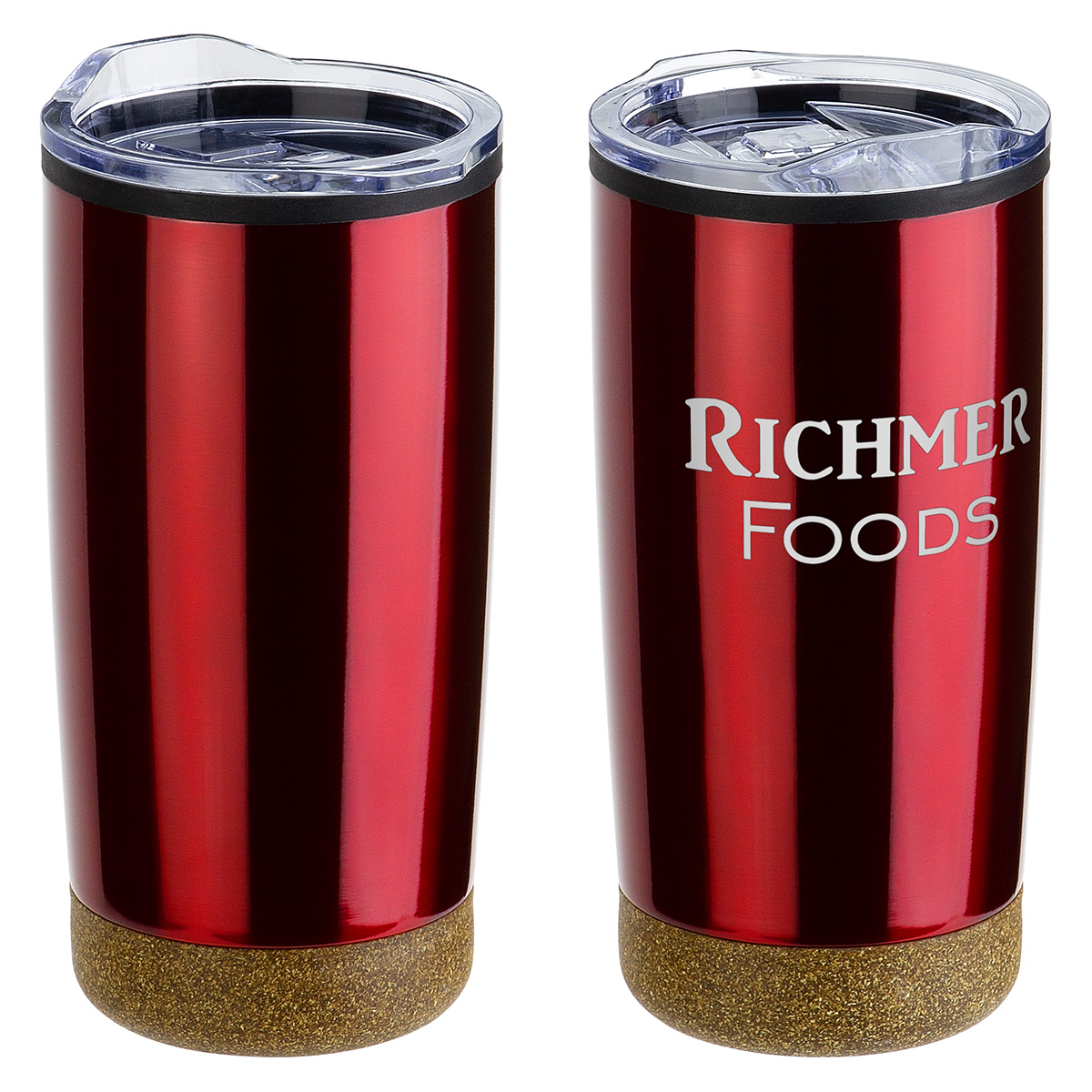 Picture of York 20 oz Stainless Steel/Polypropylene Tumbler with Cork Base