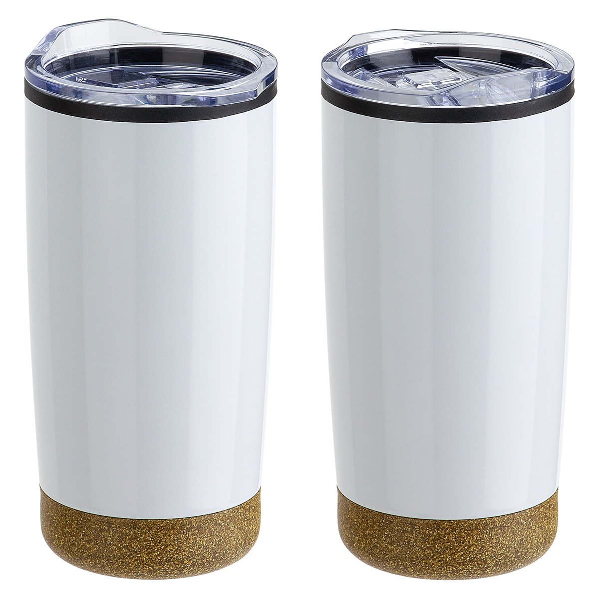 Picture of York 20 oz Stainless Steel/Polypropylene Tumbler with Cork Base