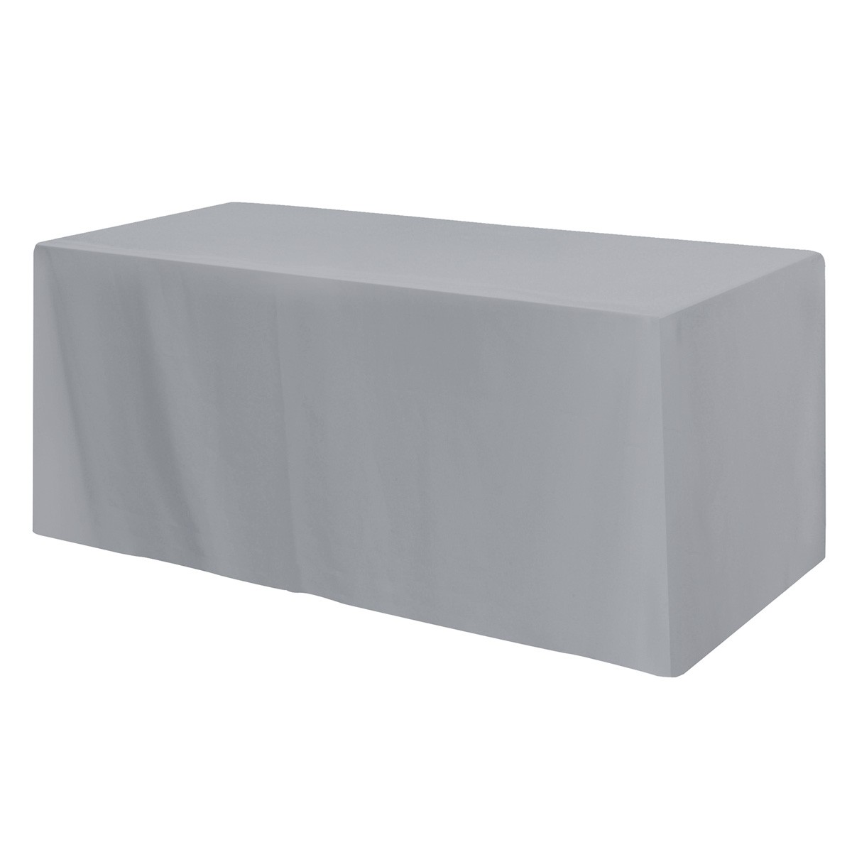 Picture of Fitted Poly/cotton 4-sided Table Cover - Fits 6' Standard Table