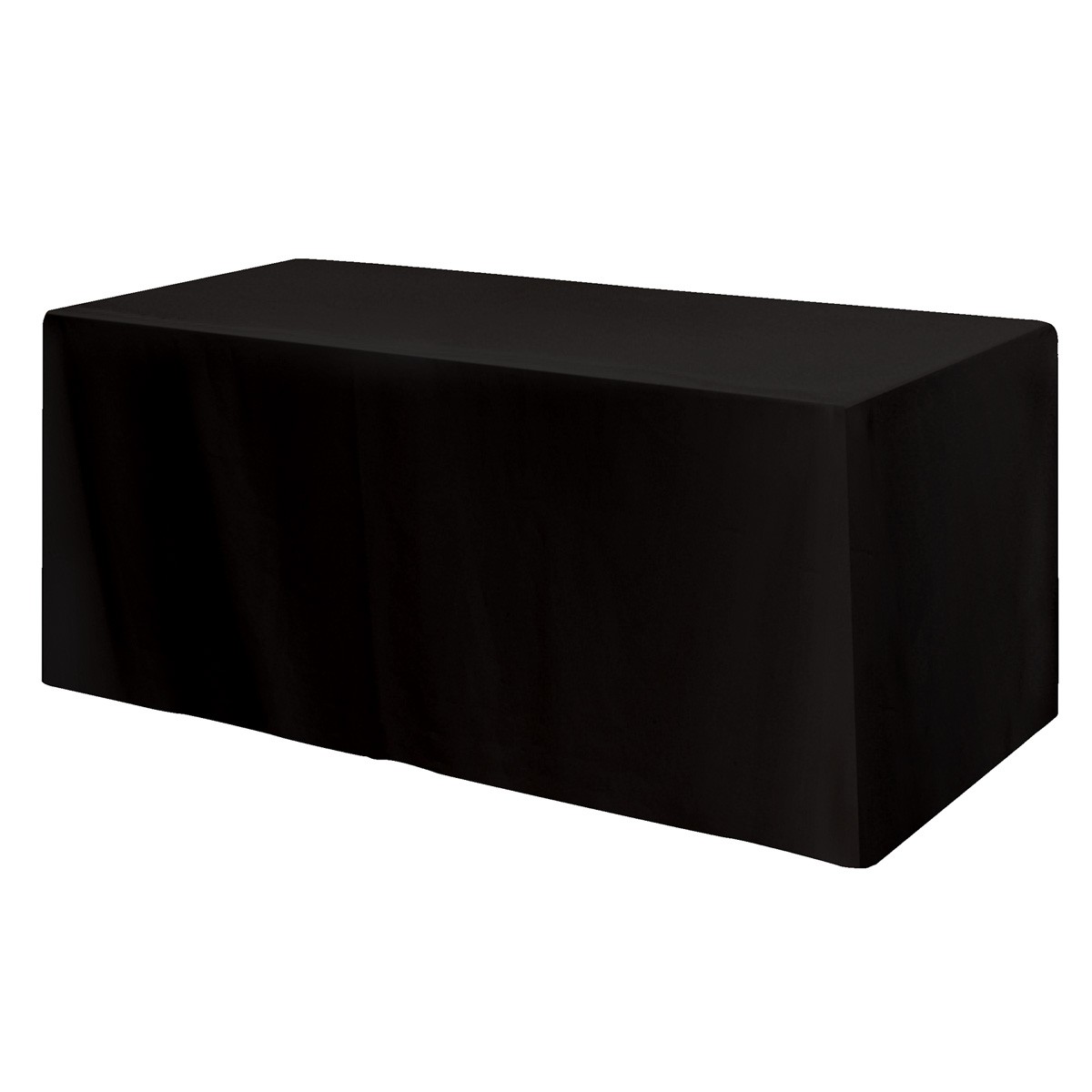 Picture of Fitted Poly/cotton 4-sided Table Cover - Fits 6' Standard Table