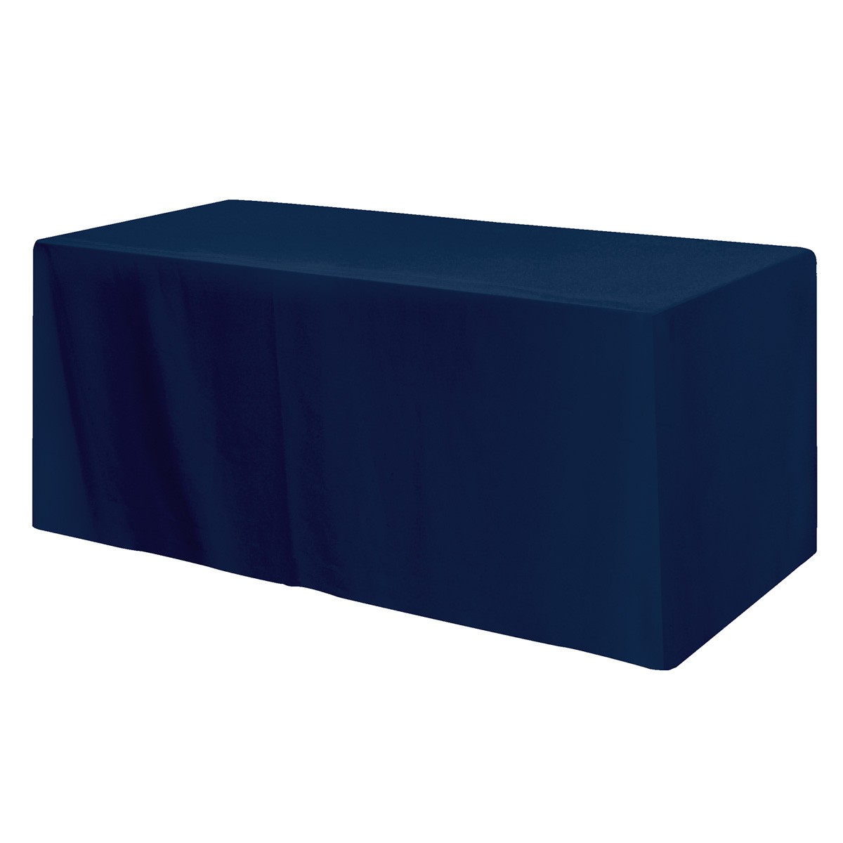 Picture of Fitted Poly/cotton 4-sided Table Cover - Fits 6' Standard Table