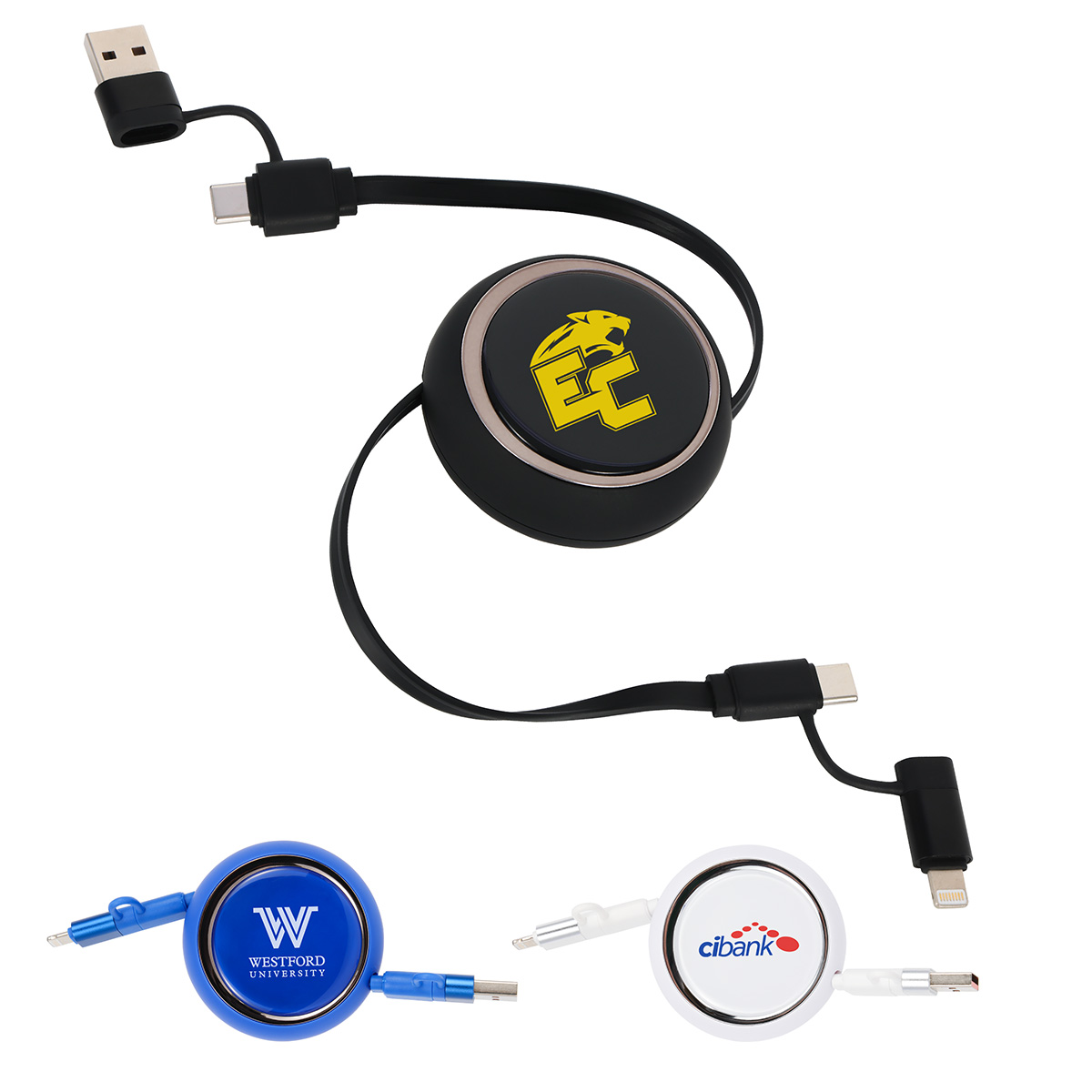Picture of Mach 4-in-1 100W PD 39" Retractable Charging Cable