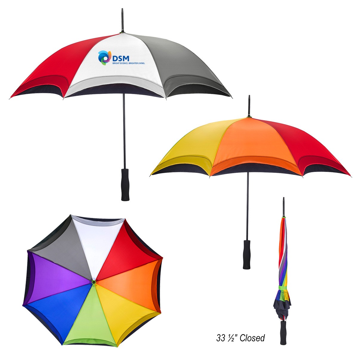 Picture of 46" Arc Rainbow Umbrella