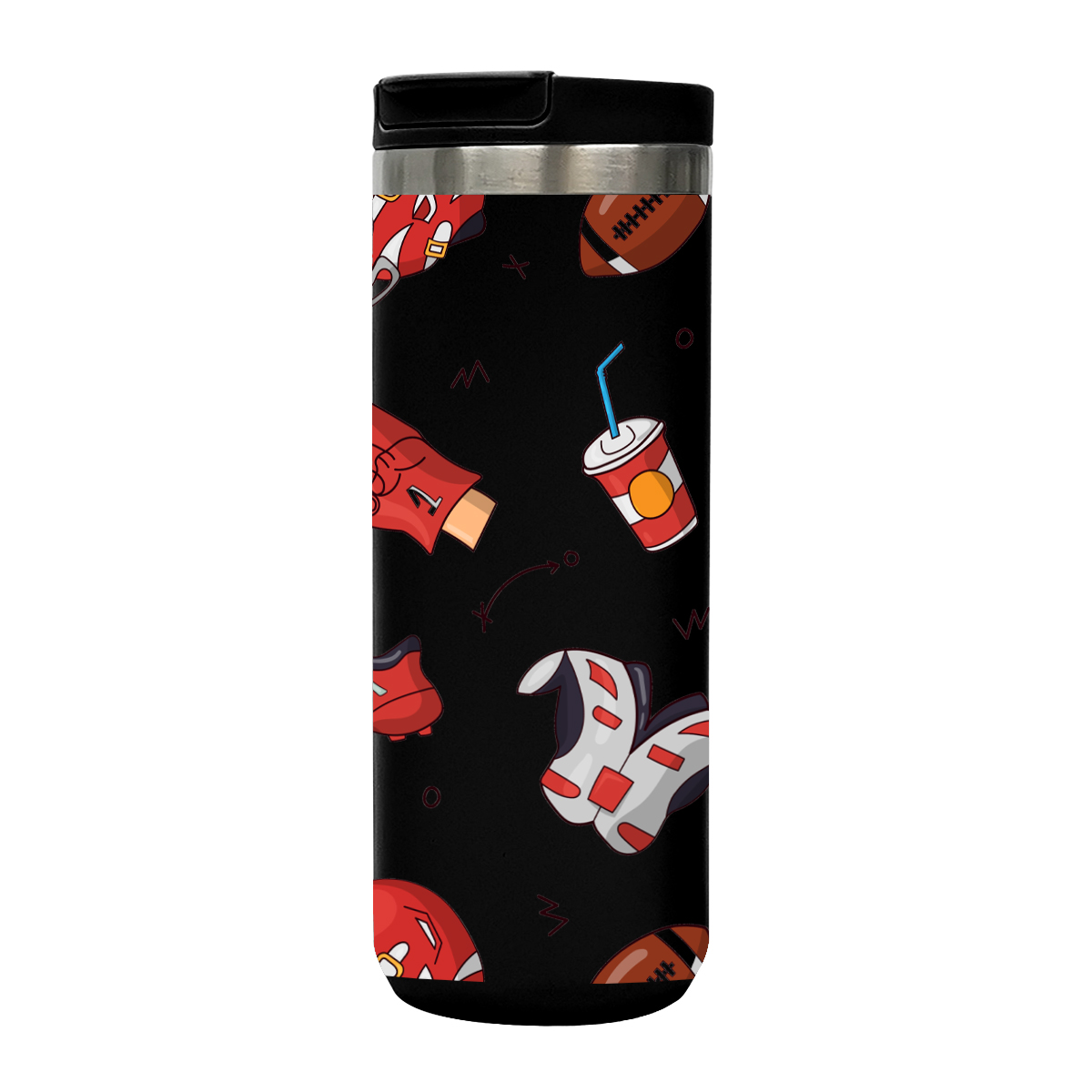 Picture of 18 Oz. Full Color Sienna Stainless Steel Bottle