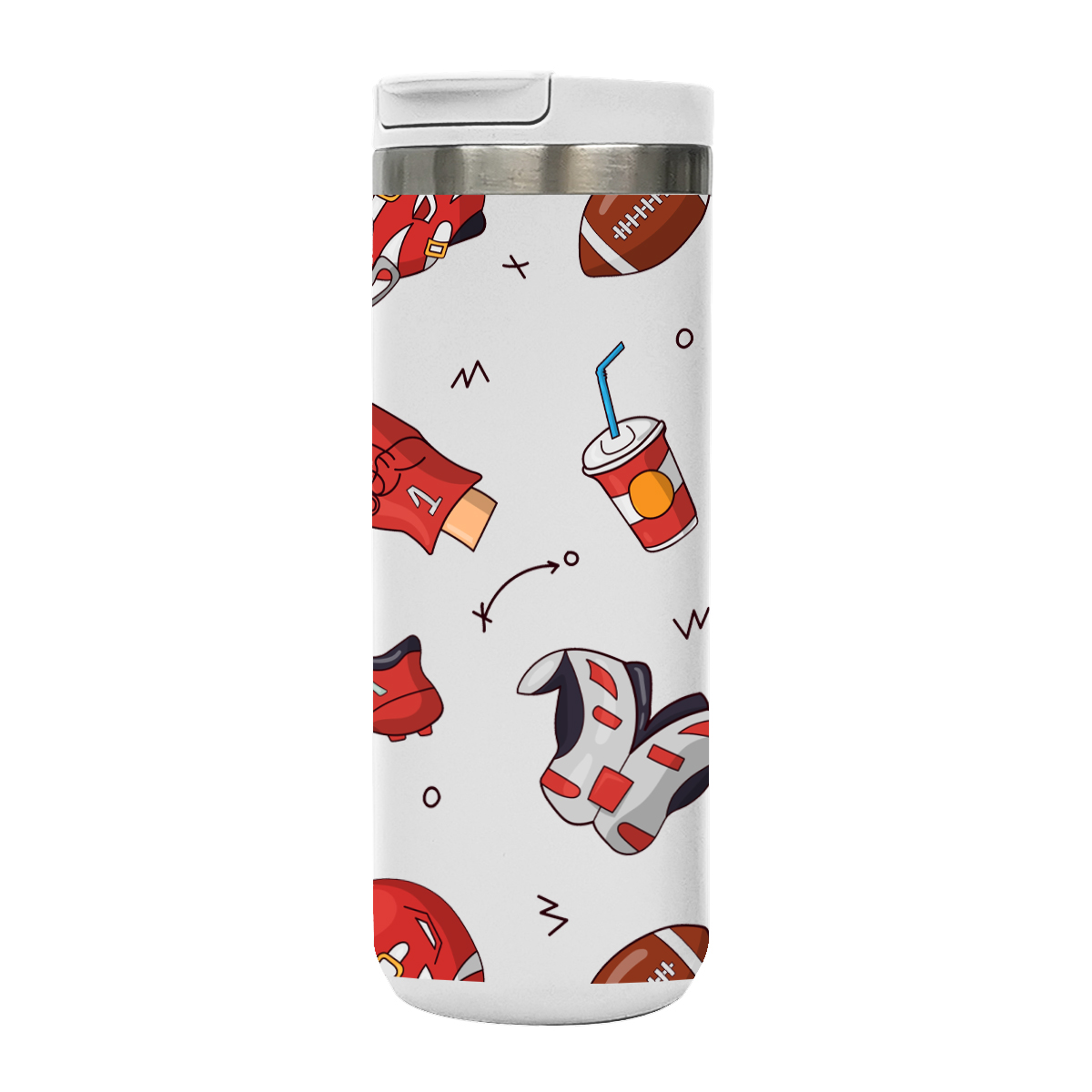 Picture of 18 Oz. Full Color Sienna Stainless Steel Bottle