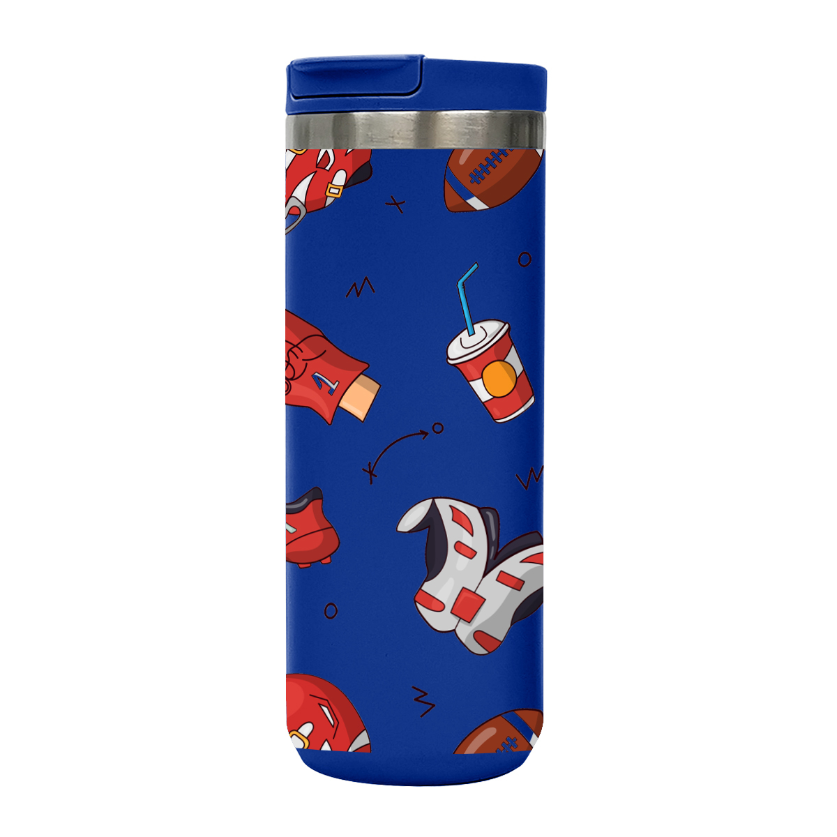Picture of 18 Oz. Full Color Sienna Stainless Steel Bottle