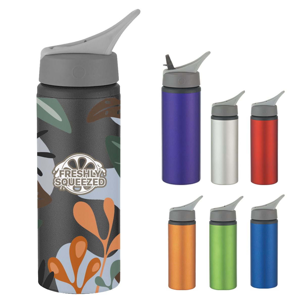 Picture of 25 Oz. Full Color Aluminum Bike Bottle