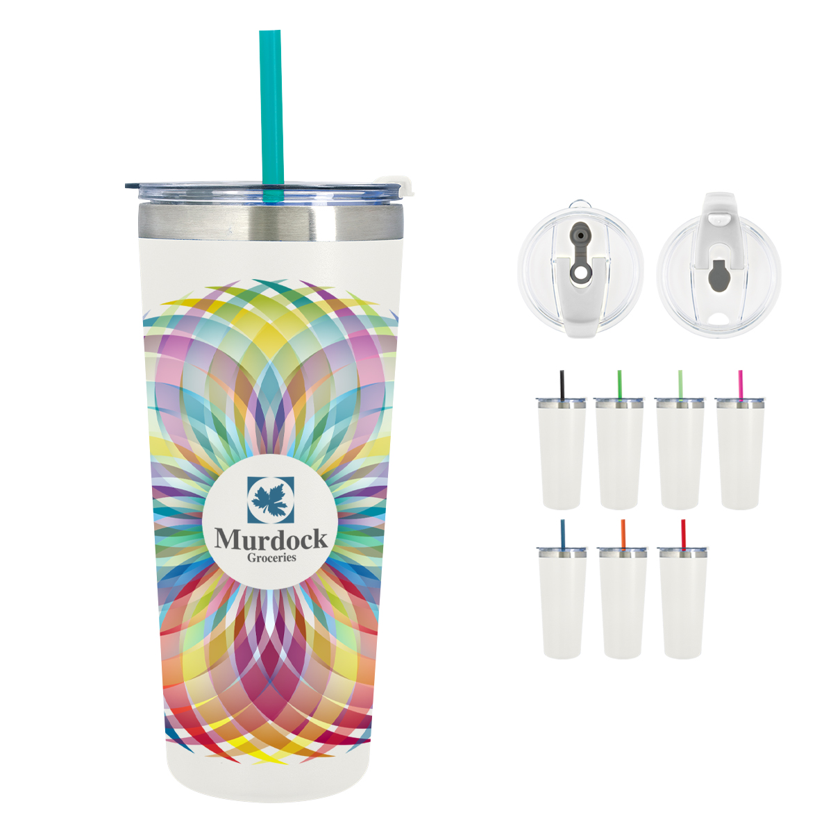 Picture of 24 Oz. Full Color Colma Basics Tumbler