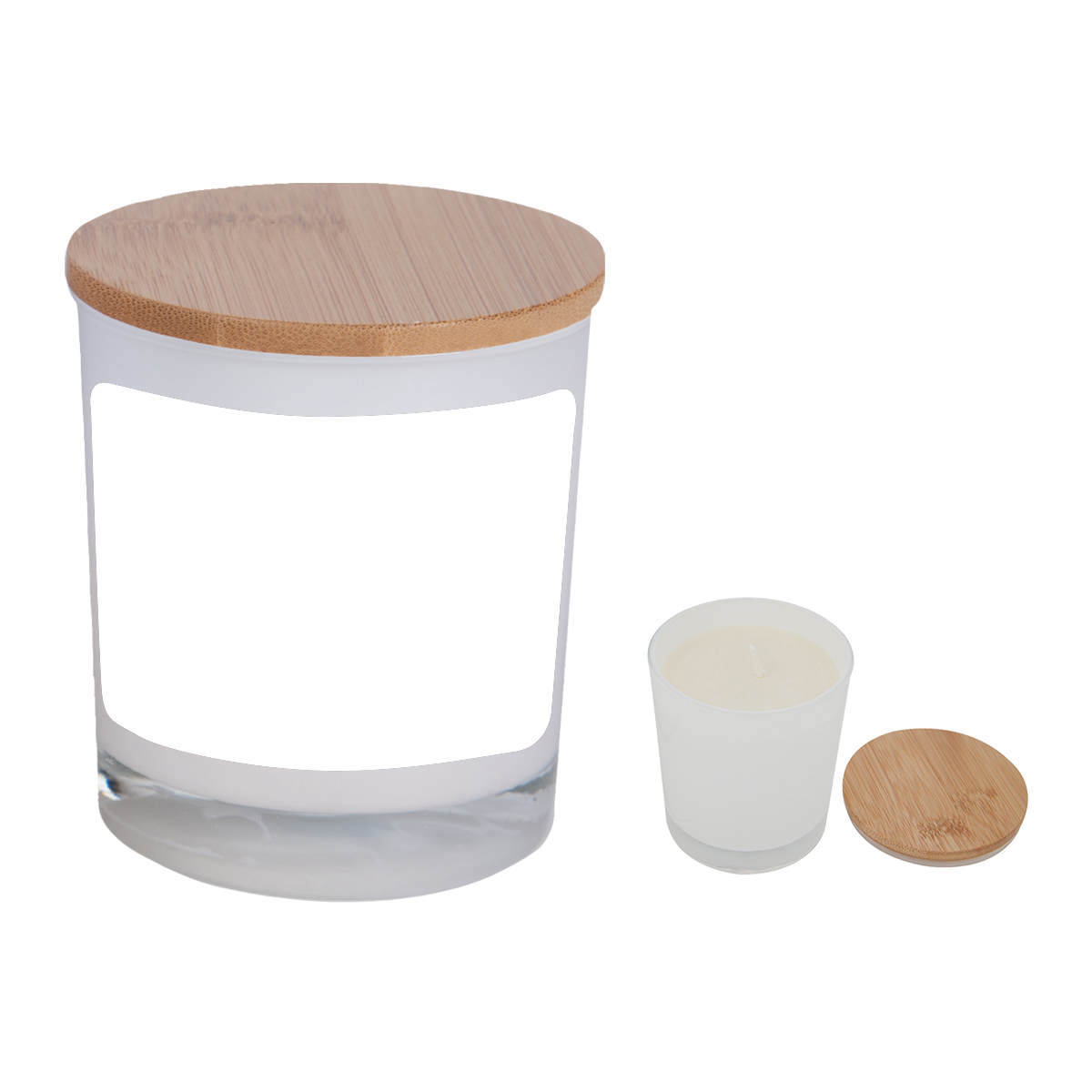 Picture of Bamboo Soy Candle With Full Color Label