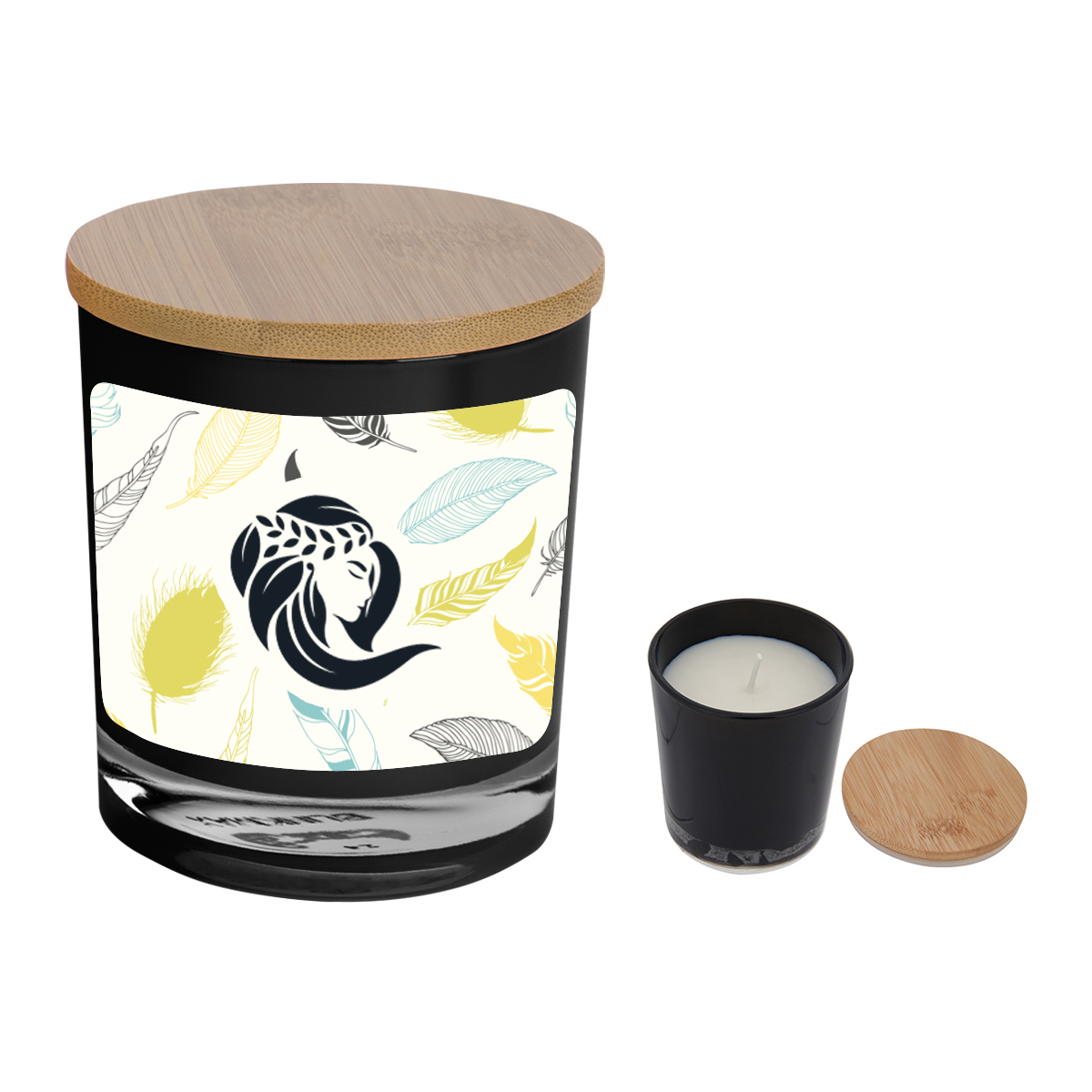 Picture of Bamboo Soy Candle With Full Color Label