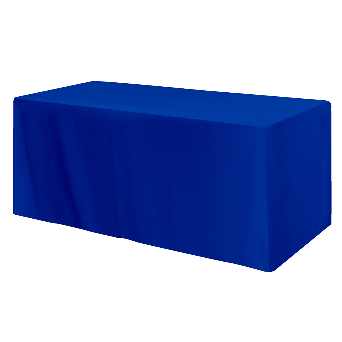 Picture of Fitted Poly/cotton 3-sided Table Cover - Fits 6' Standard Table