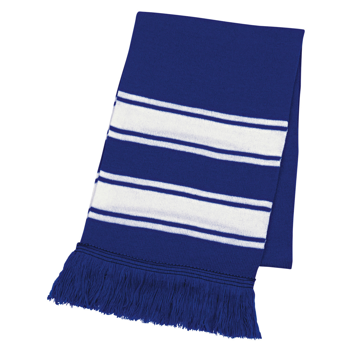 Picture of Two-tone Knit Scarf With Fringe