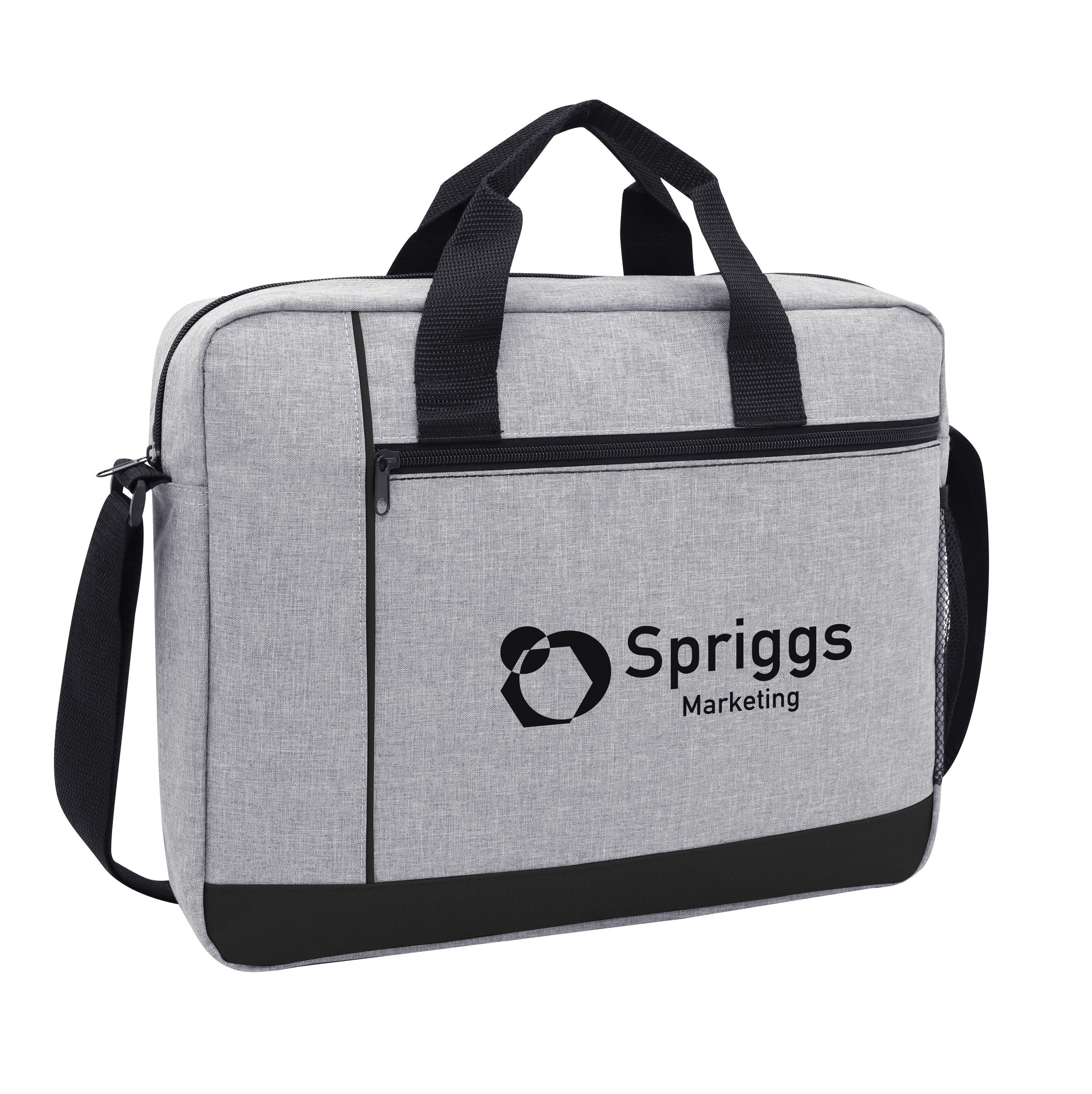 Picture of Hancock Heathered Laptop Briefcase