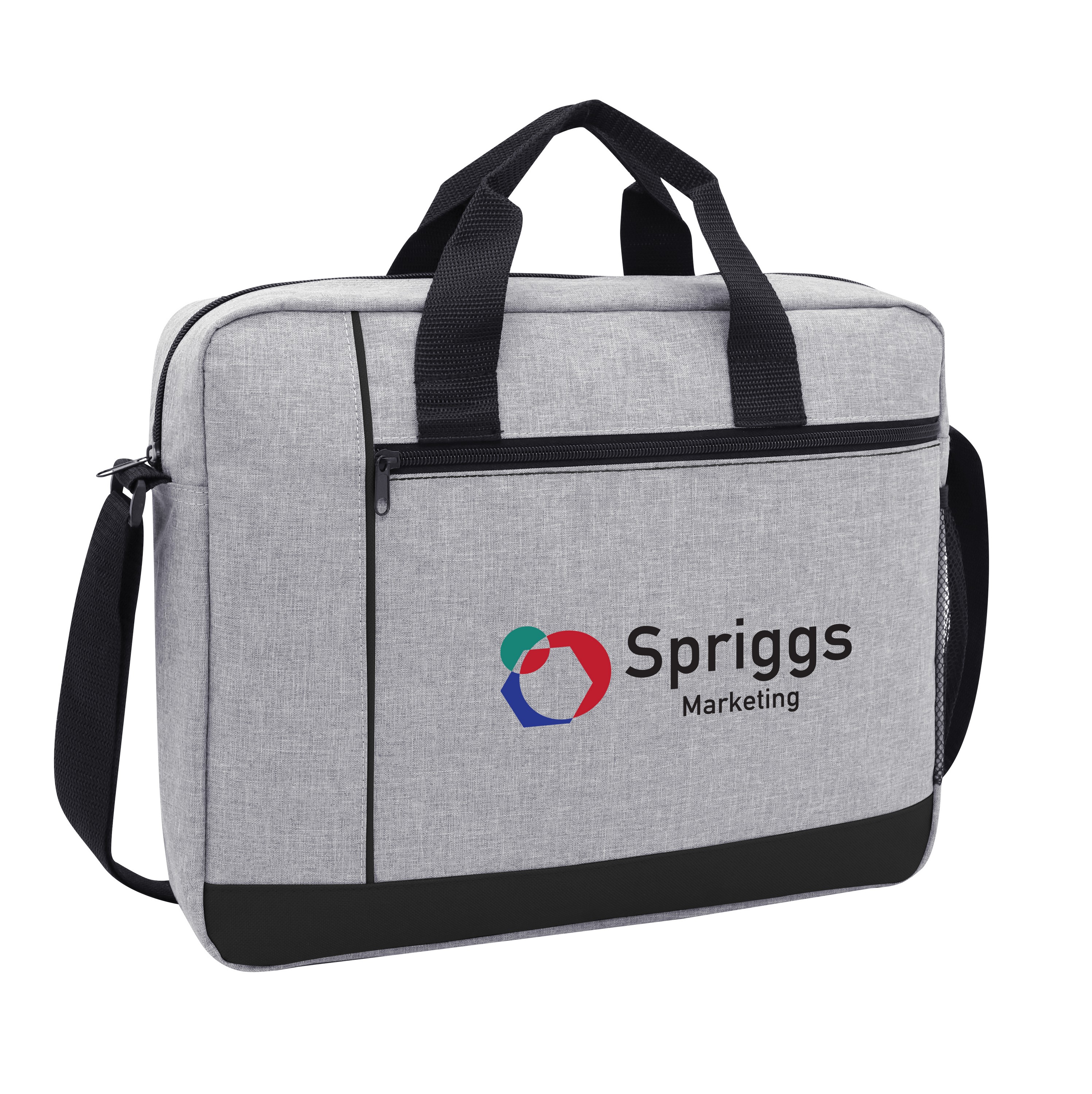 Picture of Hancock Heathered Laptop Briefcase