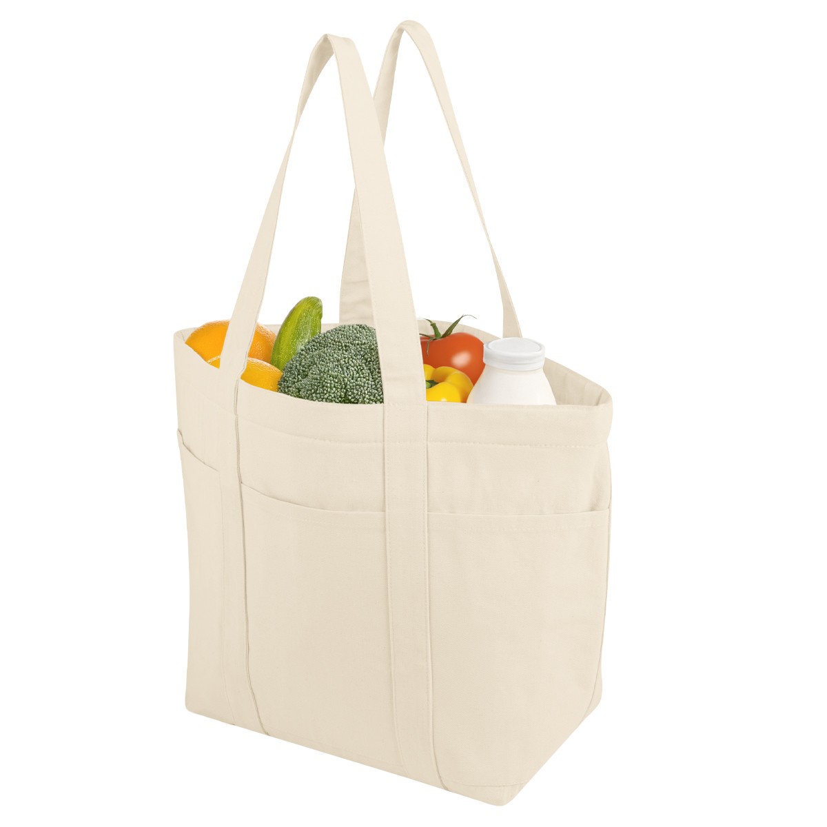 Picture of Aware™ 8 Oz. 20 Can Recycled Cotton Cooler Tote Bag