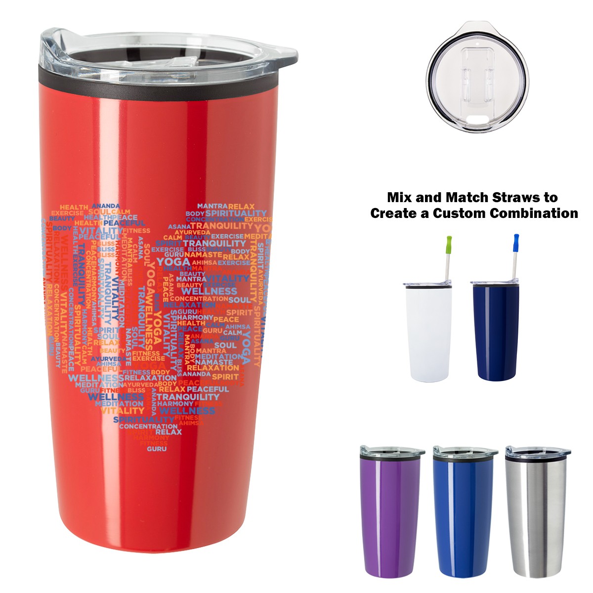 Picture of 20 Oz. Full Color Elate Himalayan Tumbler