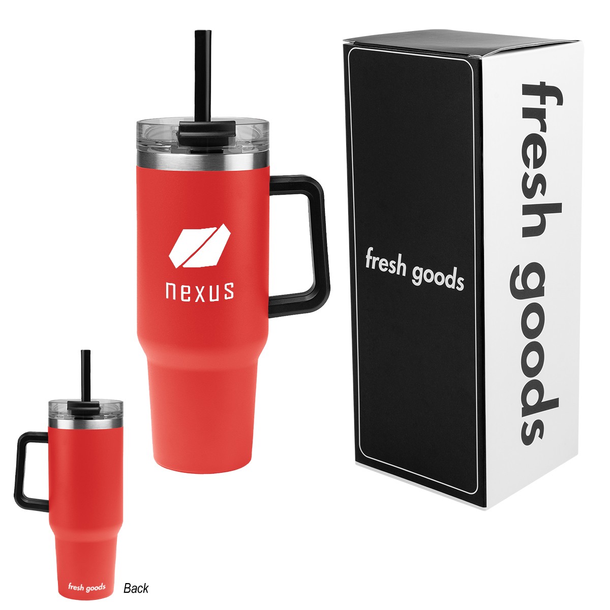 Picture of Fresh Goods 40 Oz. Intrepid Stainless Steel Tumbler