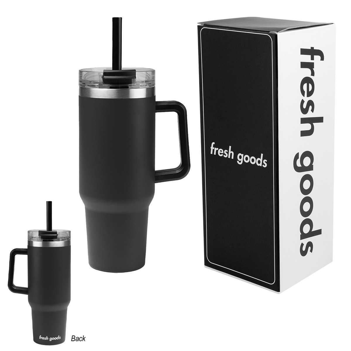 Picture of Fresh Goods 40 Oz. Intrepid Stainless Steel Tumbler