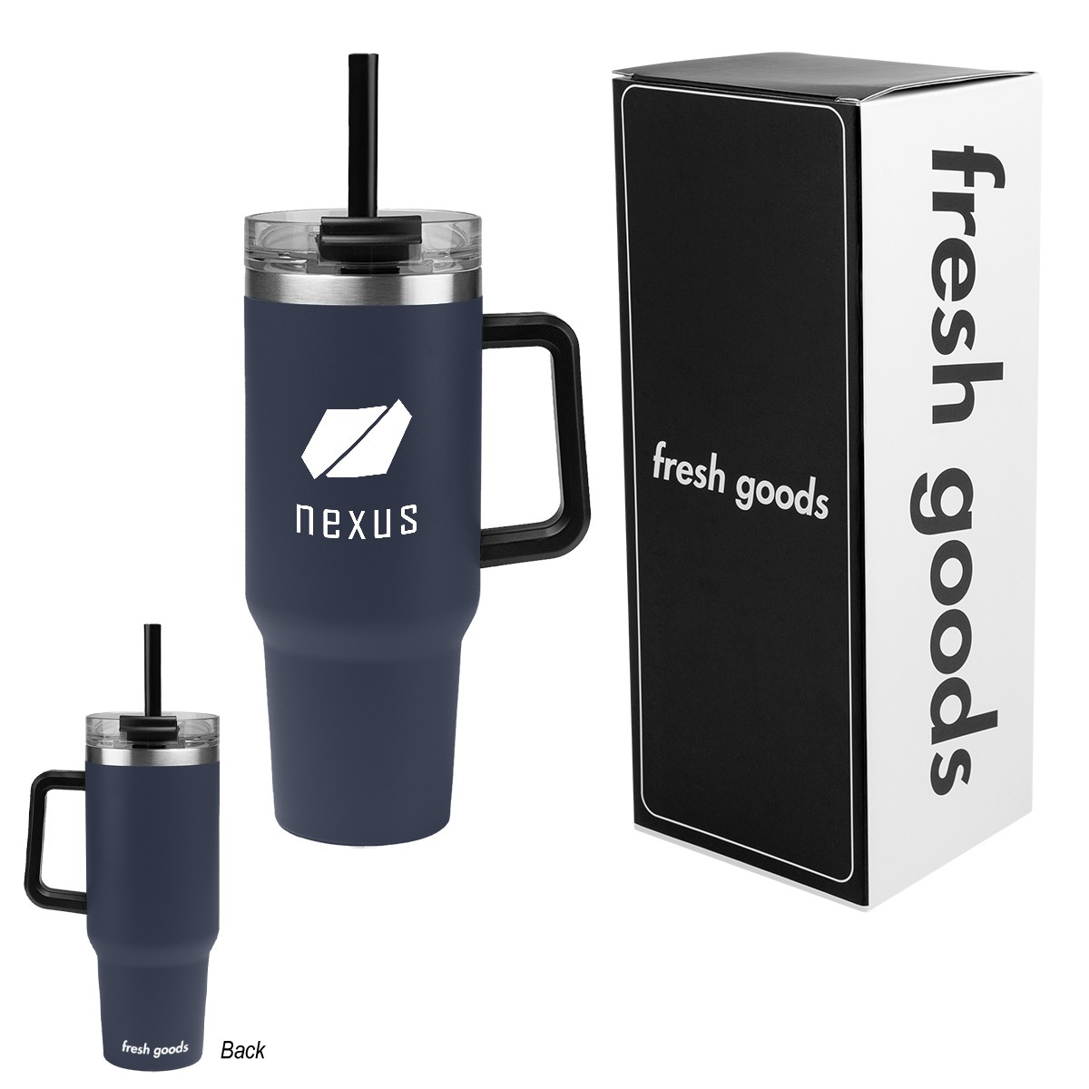 Picture of Fresh Goods 40 Oz. Intrepid Stainless Steel Tumbler