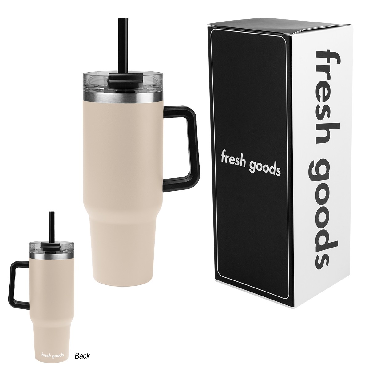 Picture of Fresh Goods 40 Oz. Intrepid Stainless Steel Tumbler