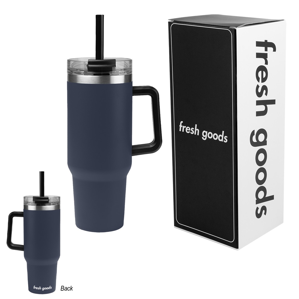 Picture of Fresh Goods 40 Oz. Intrepid Stainless Steel Tumbler