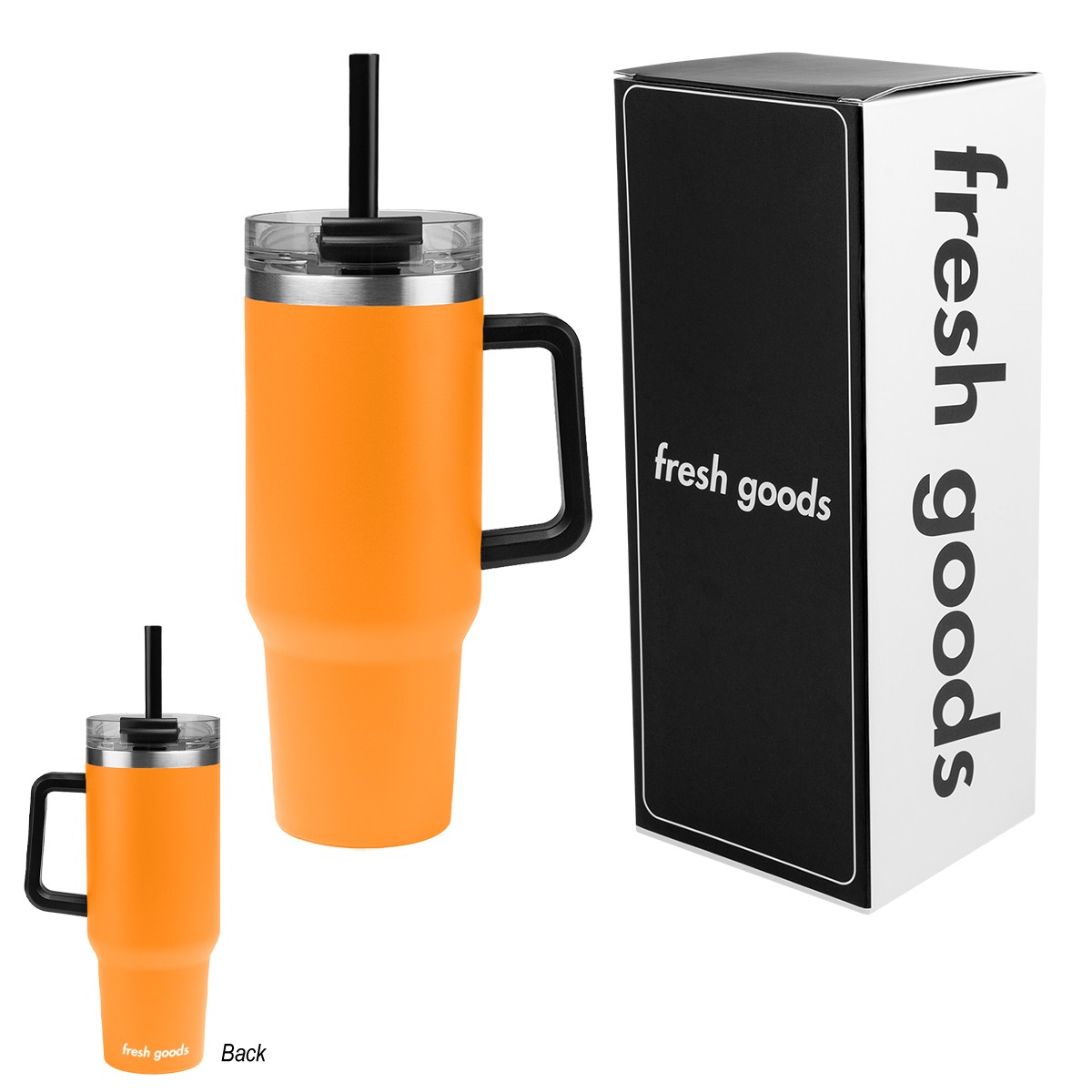 Picture of Fresh Goods 40 Oz. Intrepid Stainless Steel Tumbler