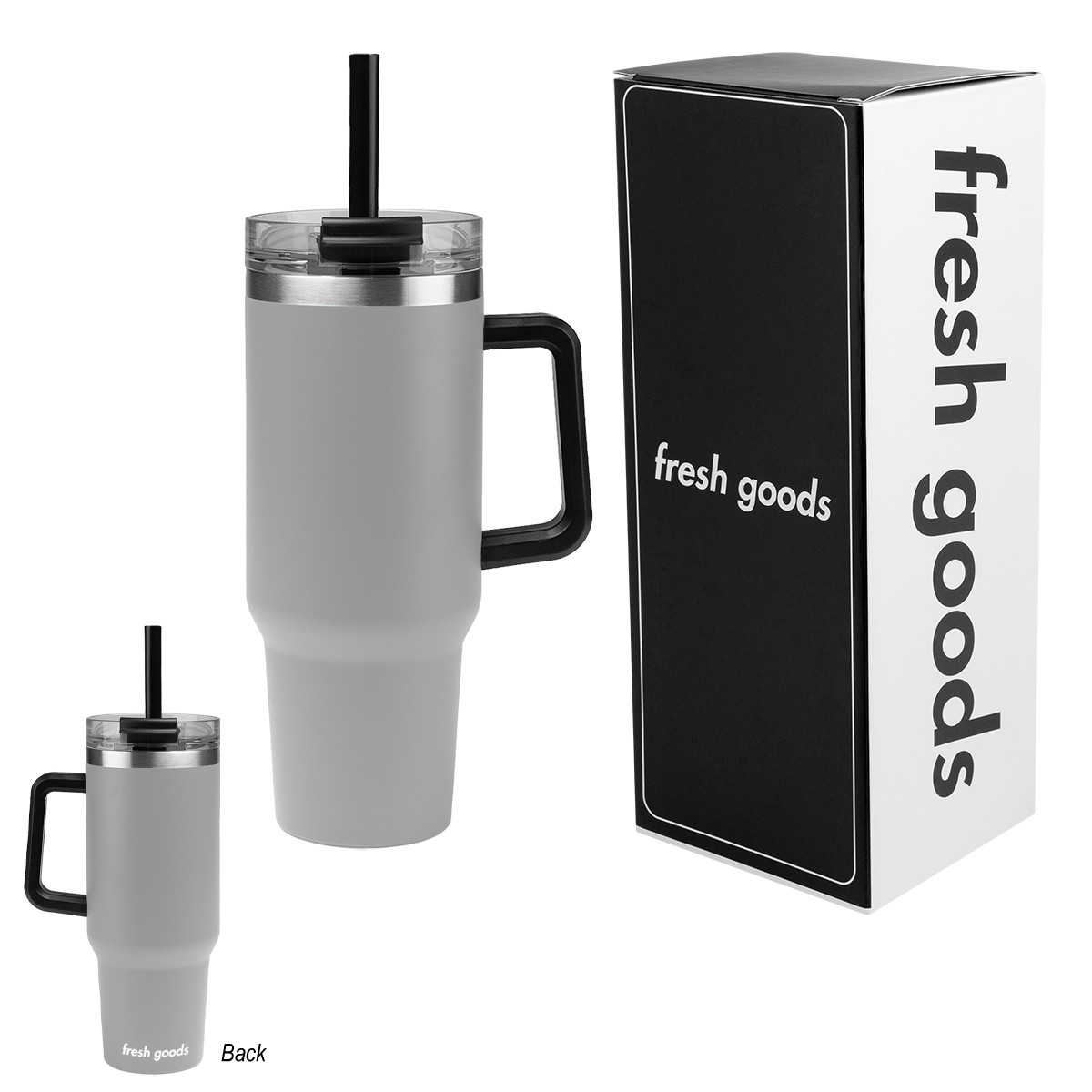 Picture of Fresh Goods 40 Oz. Intrepid Stainless Steel Tumbler