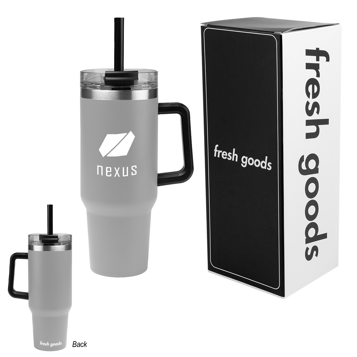 Picture of Fresh Goods 40 Oz. Intrepid Stainless Steel Tumbler