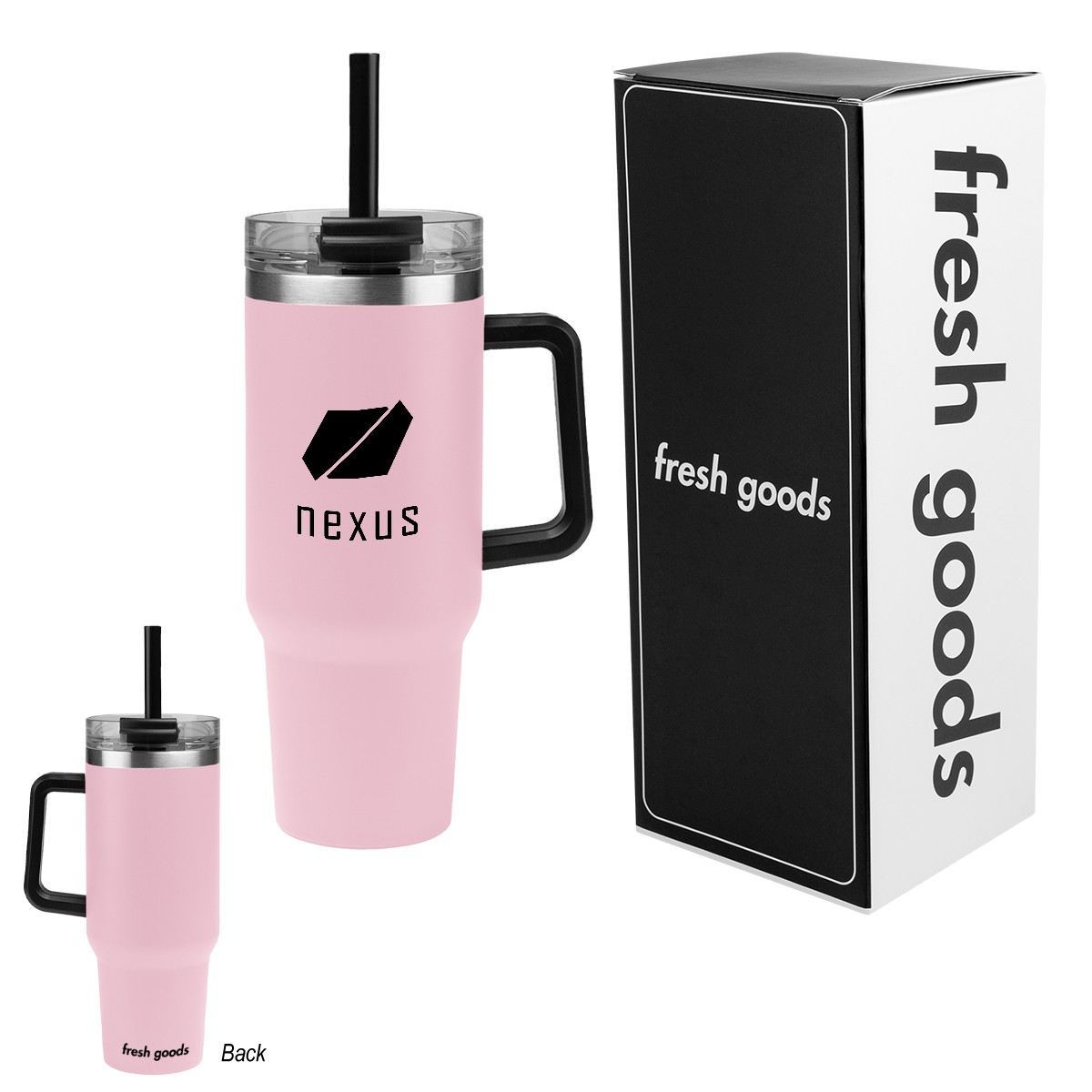 Picture of Fresh Goods 40 Oz. Intrepid Stainless Steel Tumbler