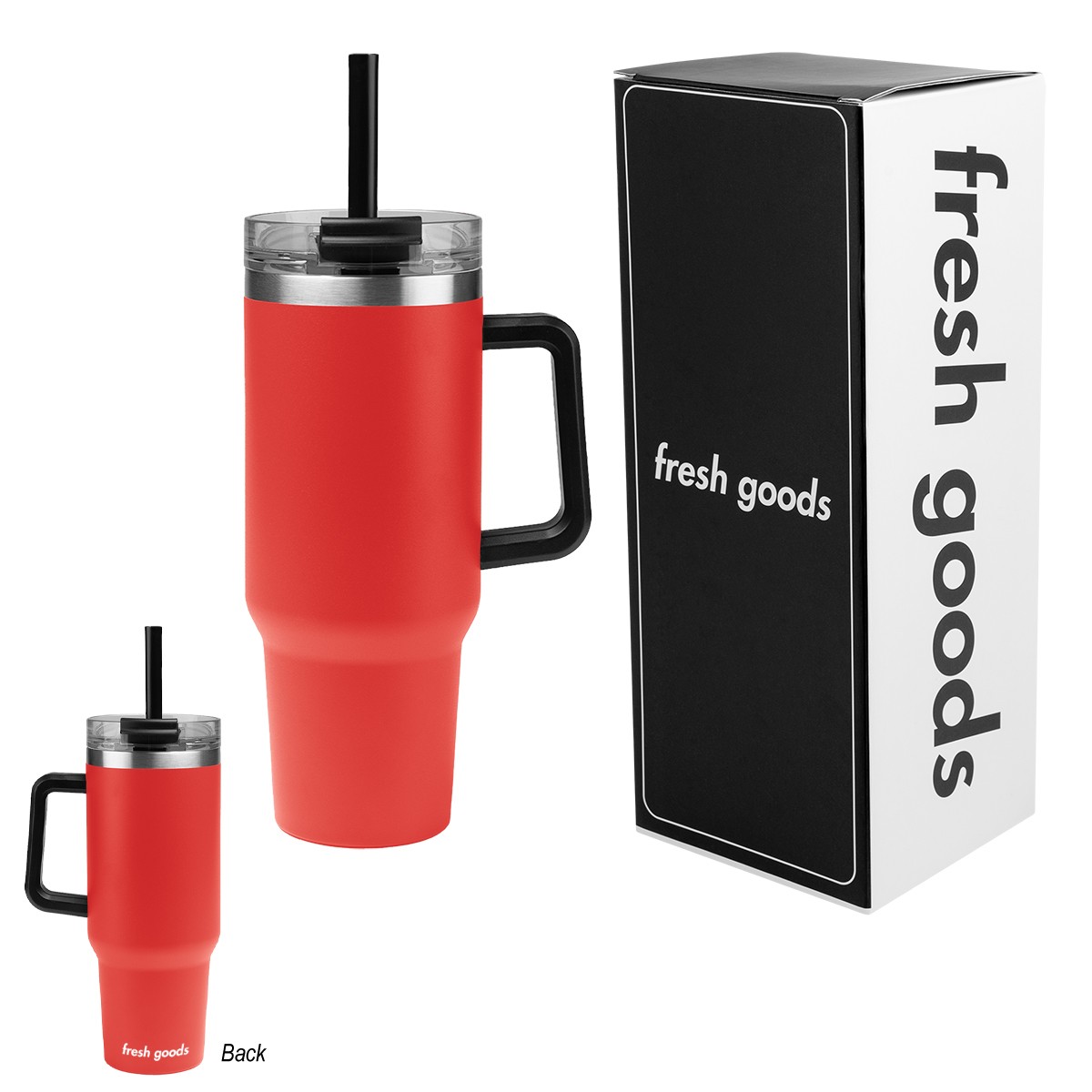 Picture of Fresh Goods 40 Oz. Intrepid Stainless Steel Tumbler