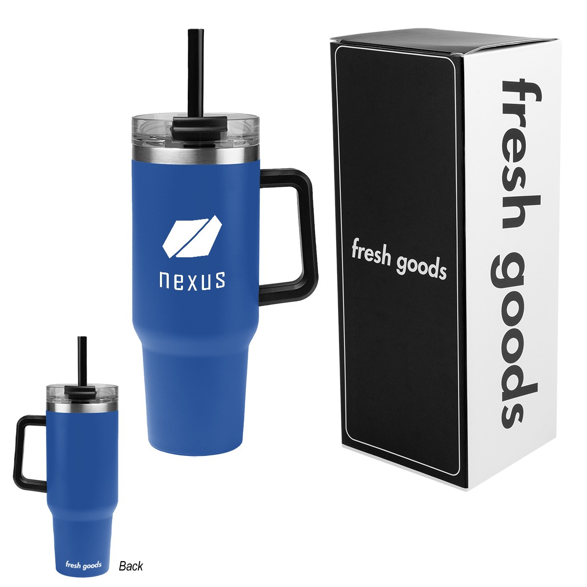 Picture of Fresh Goods 40 Oz. Intrepid Stainless Steel Tumbler