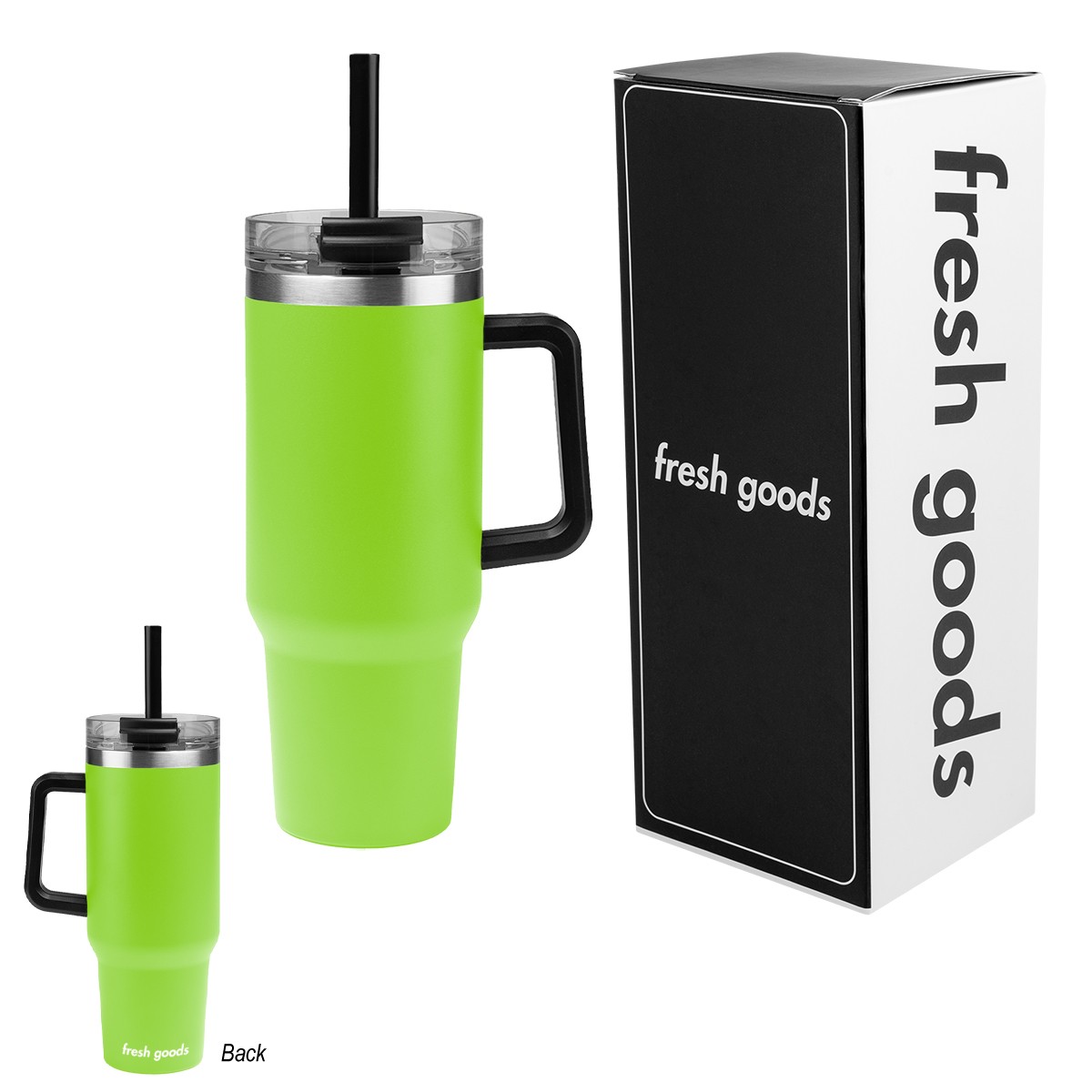 Picture of Fresh Goods 40 Oz. Intrepid Stainless Steel Tumbler