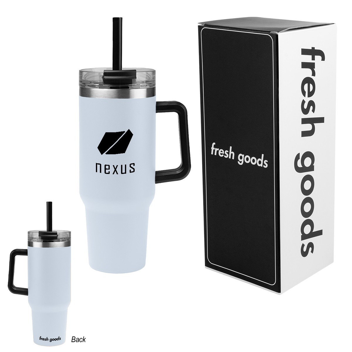 Picture of Fresh Goods 40 Oz. Intrepid Stainless Steel Tumbler