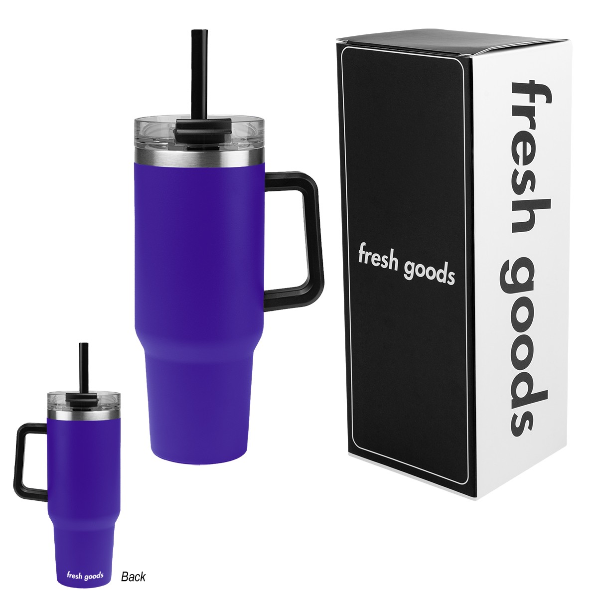 Picture of Fresh Goods 40 Oz. Intrepid Stainless Steel Tumbler