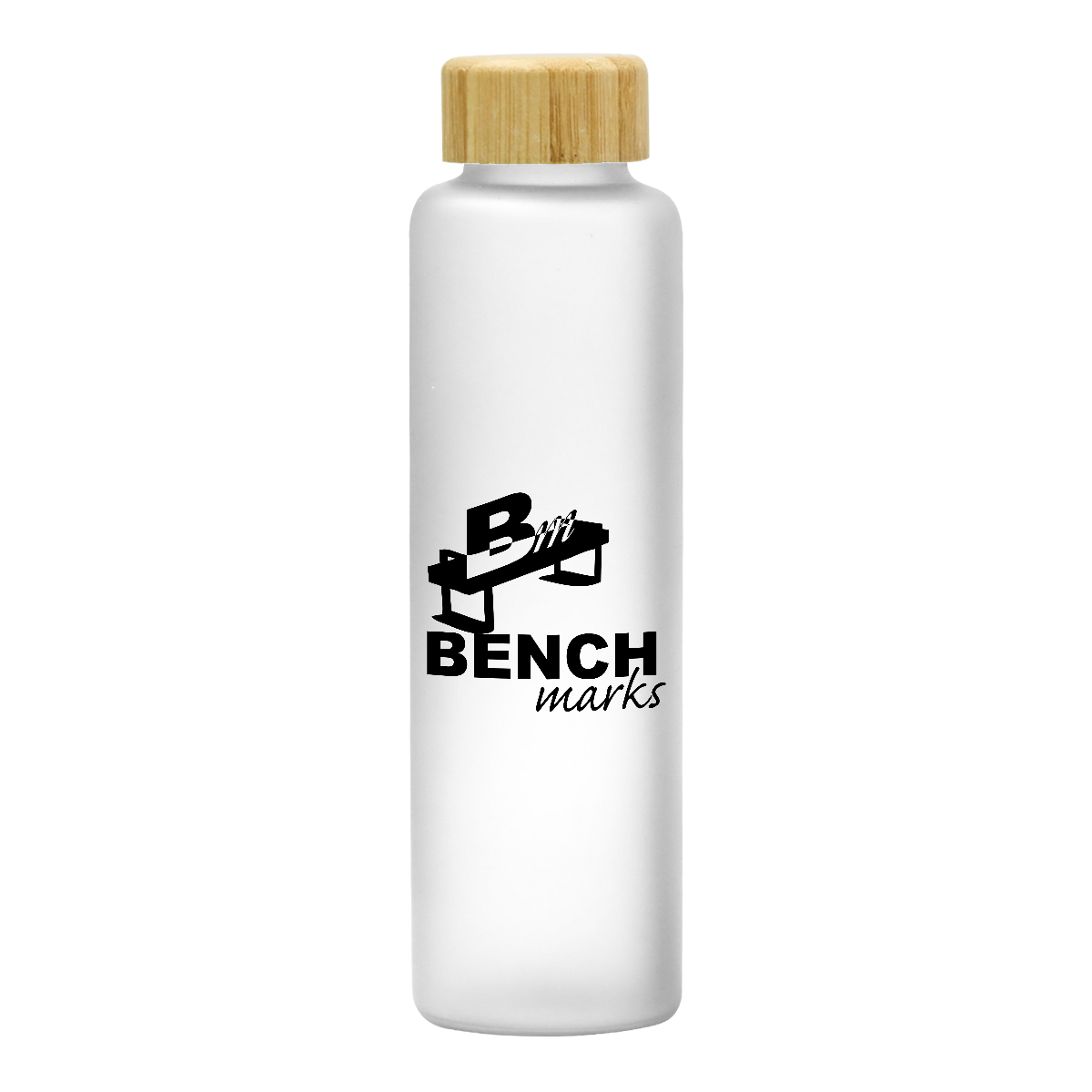 Picture of 20 Oz. Belle Glass Bottle With Bamboo Lid