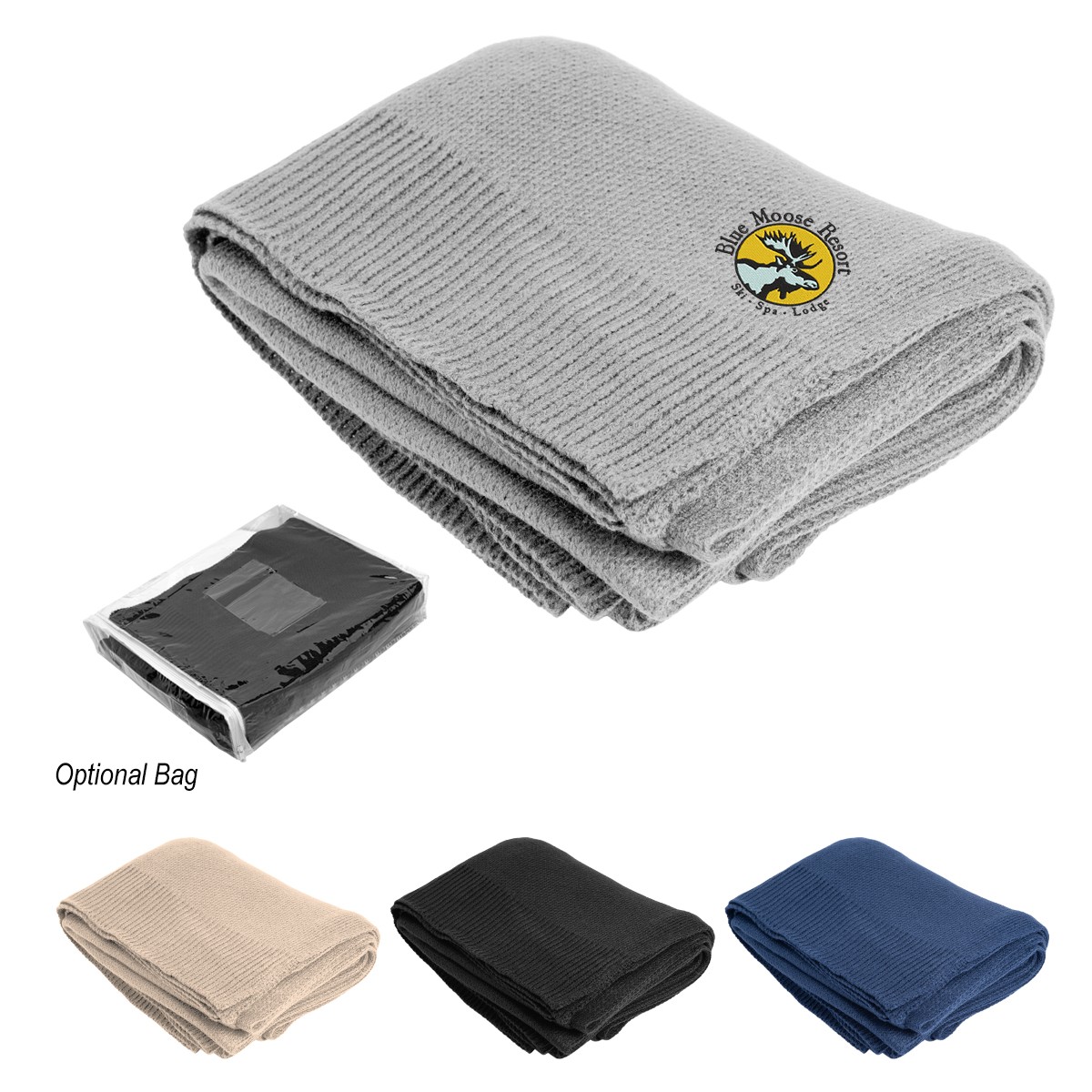 Picture of Sinclair Soft Knit Throw Blanket