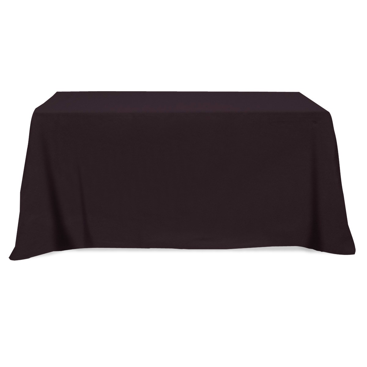Picture of Flat Poly/cotton 3-sided Table Cover - Fits 6' Standard Table
