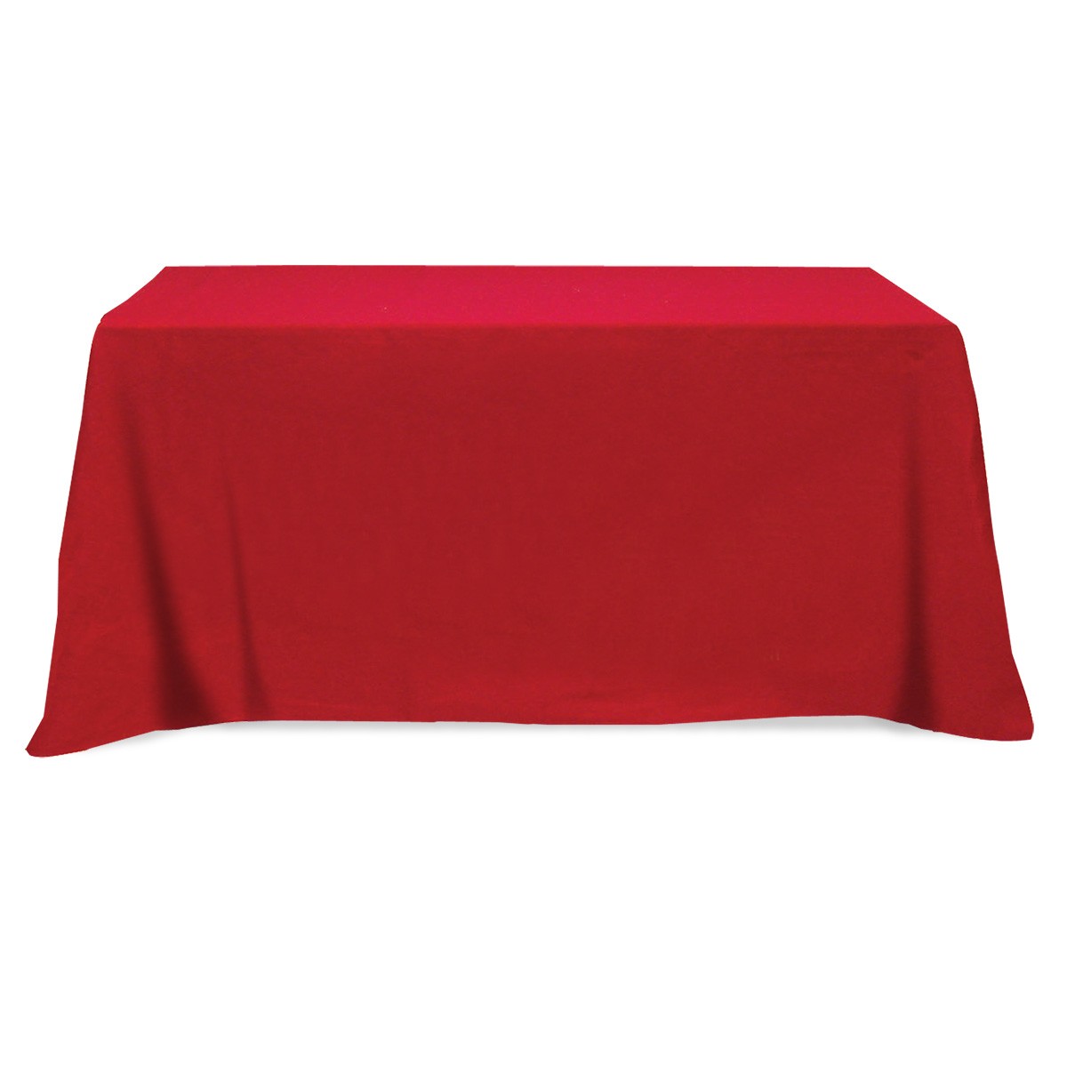 Picture of Flat Poly/cotton 4-sided Table Cover - Fits 6' Standard Table